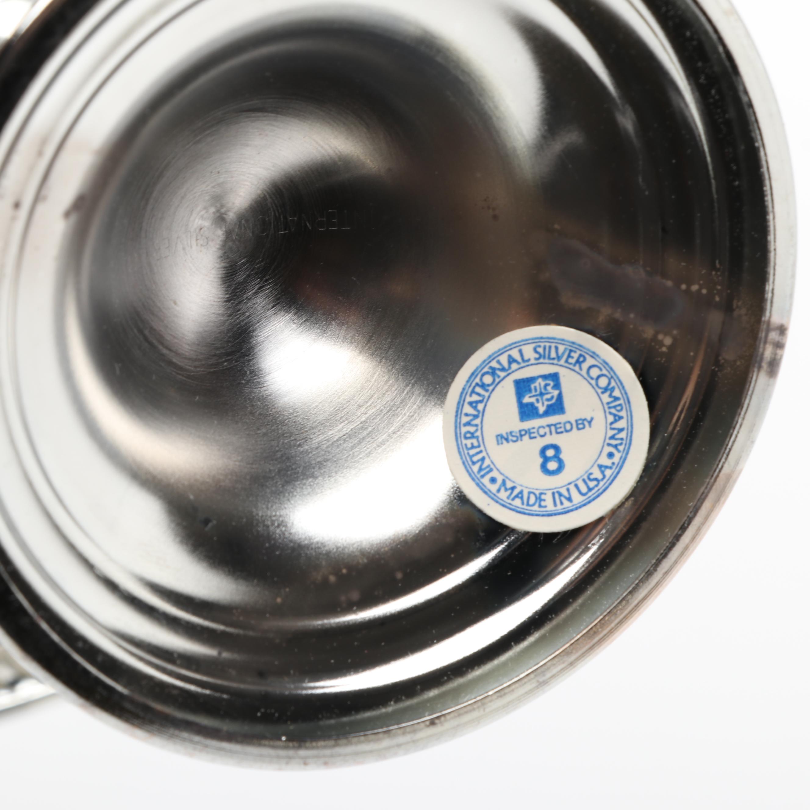 Leonard and International Silver Plate Serving Trays, Cocktail Trays and Bowls