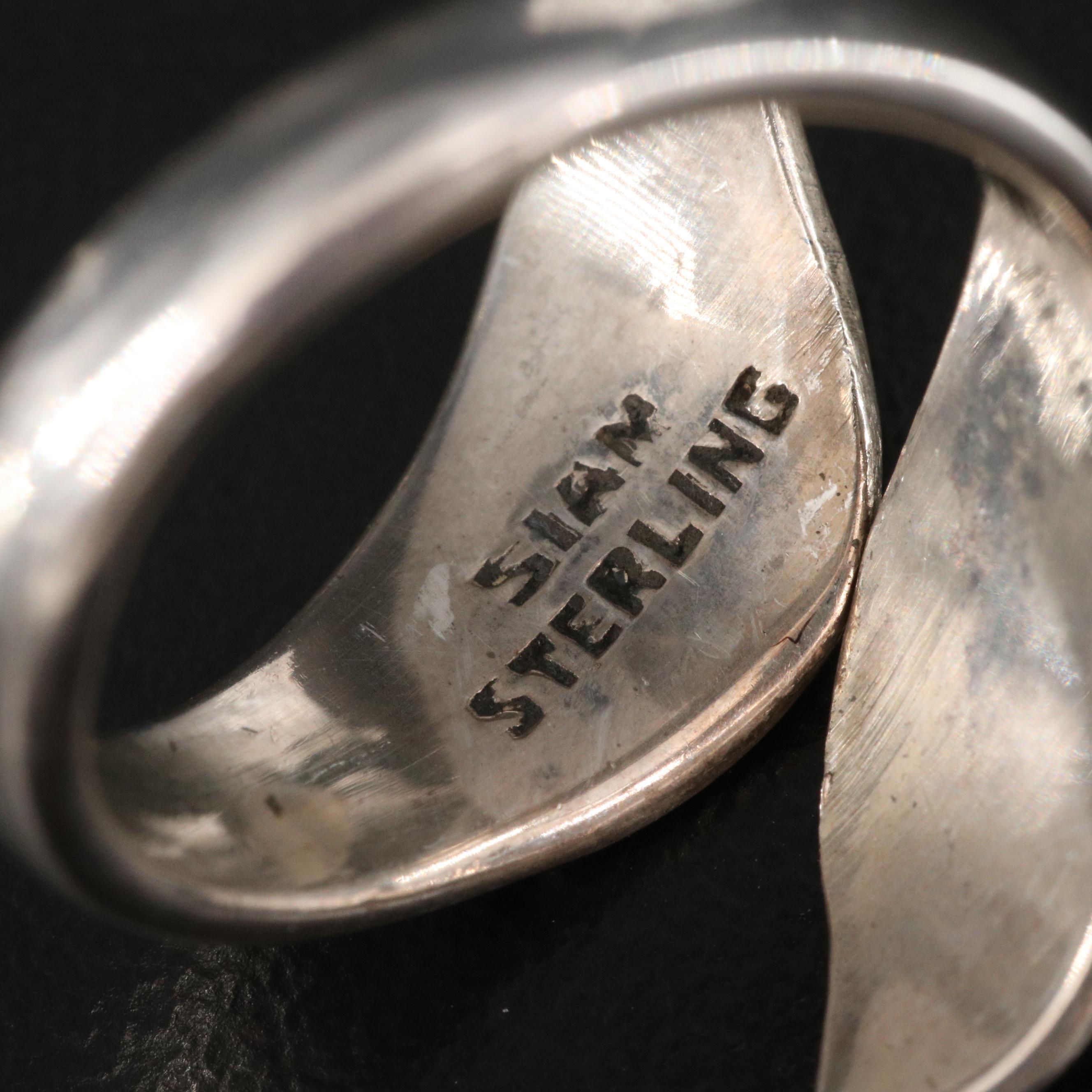 Vintage Siam Niello Jewelry Including Sterling Silver