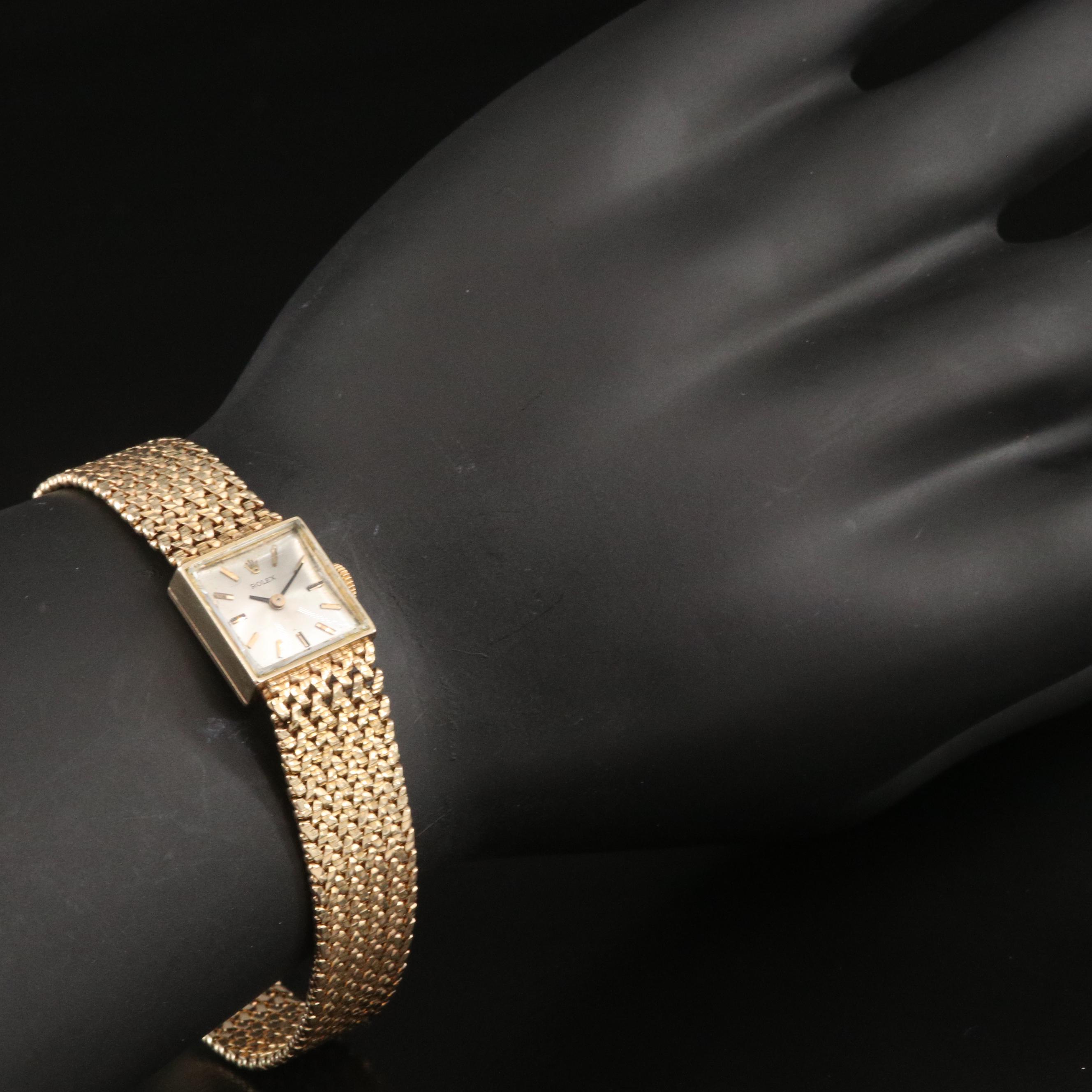 1959 Rolex 14K Yellow Gold Stem Wind Watch