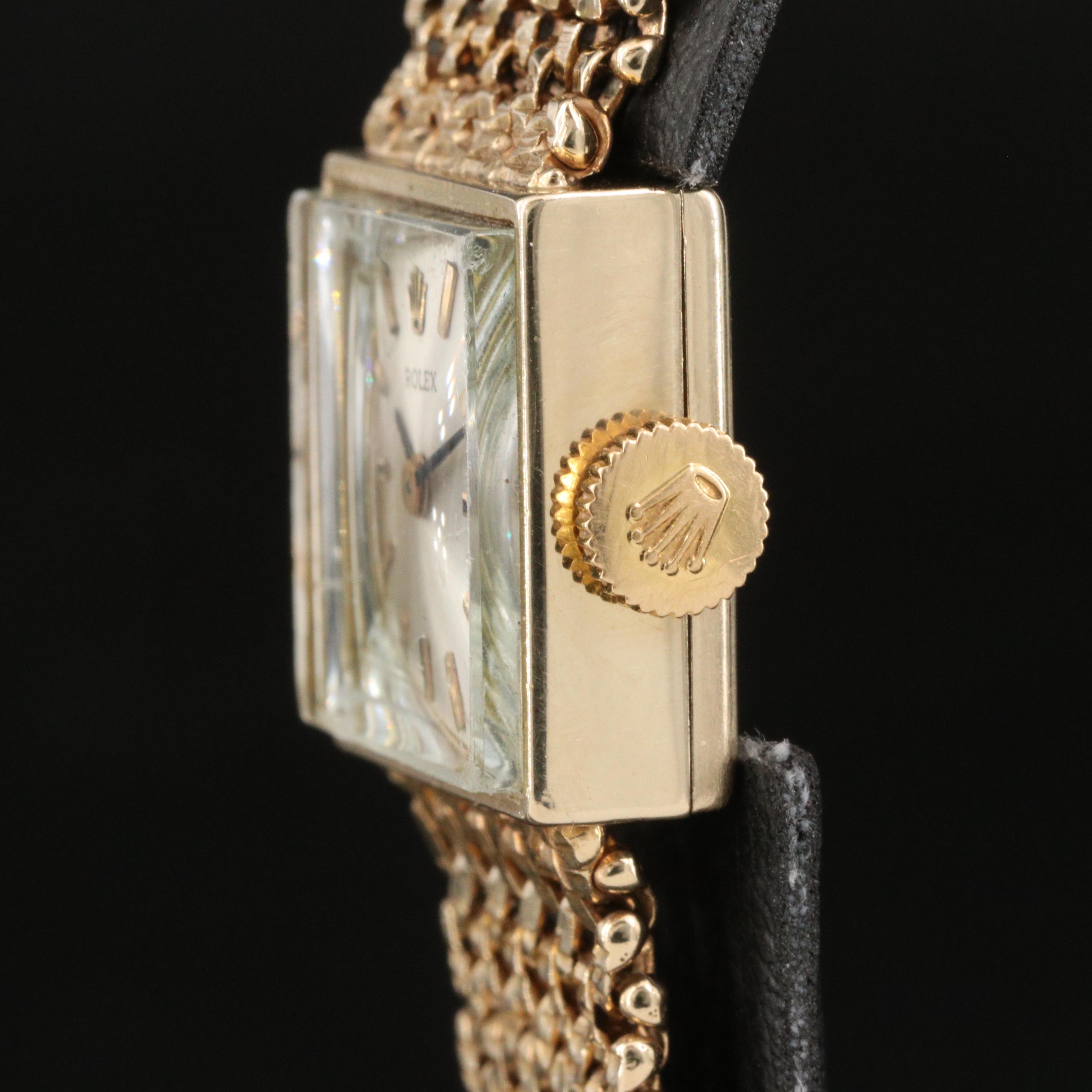 1959 Rolex 14K Yellow Gold Stem Wind Watch