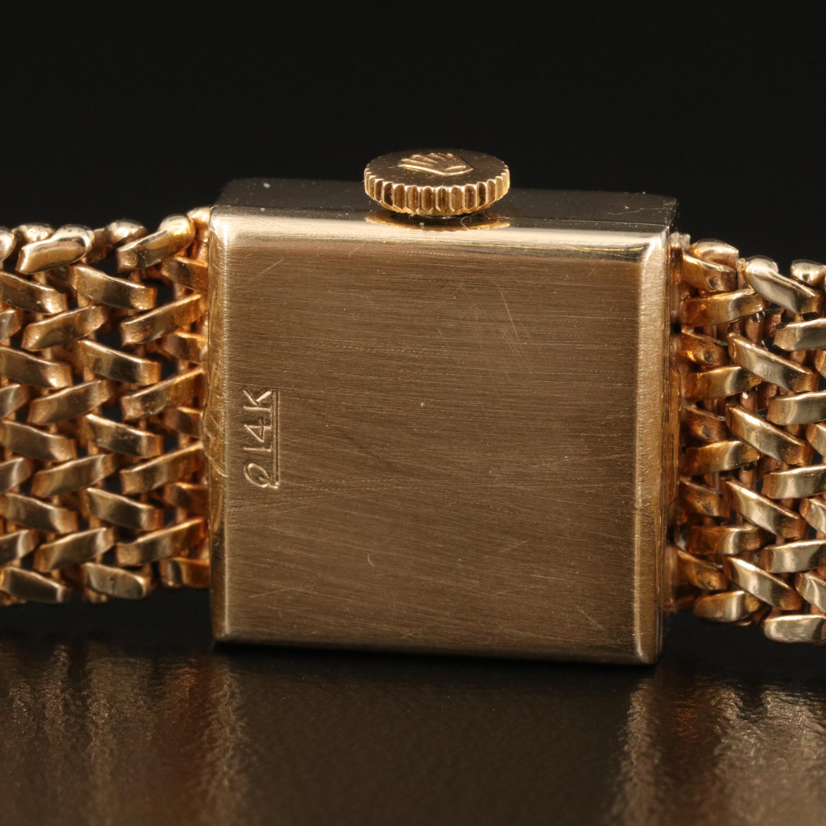 1959 Rolex 14K Yellow Gold Stem Wind Watch