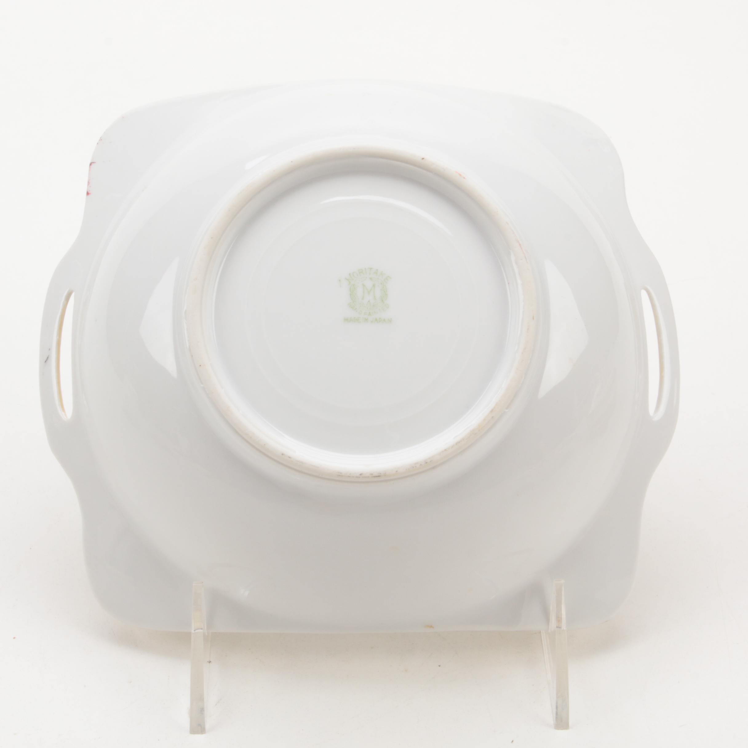 Haviland Limoges Porcelain Box with Other Limoges and Noritake Porcelain