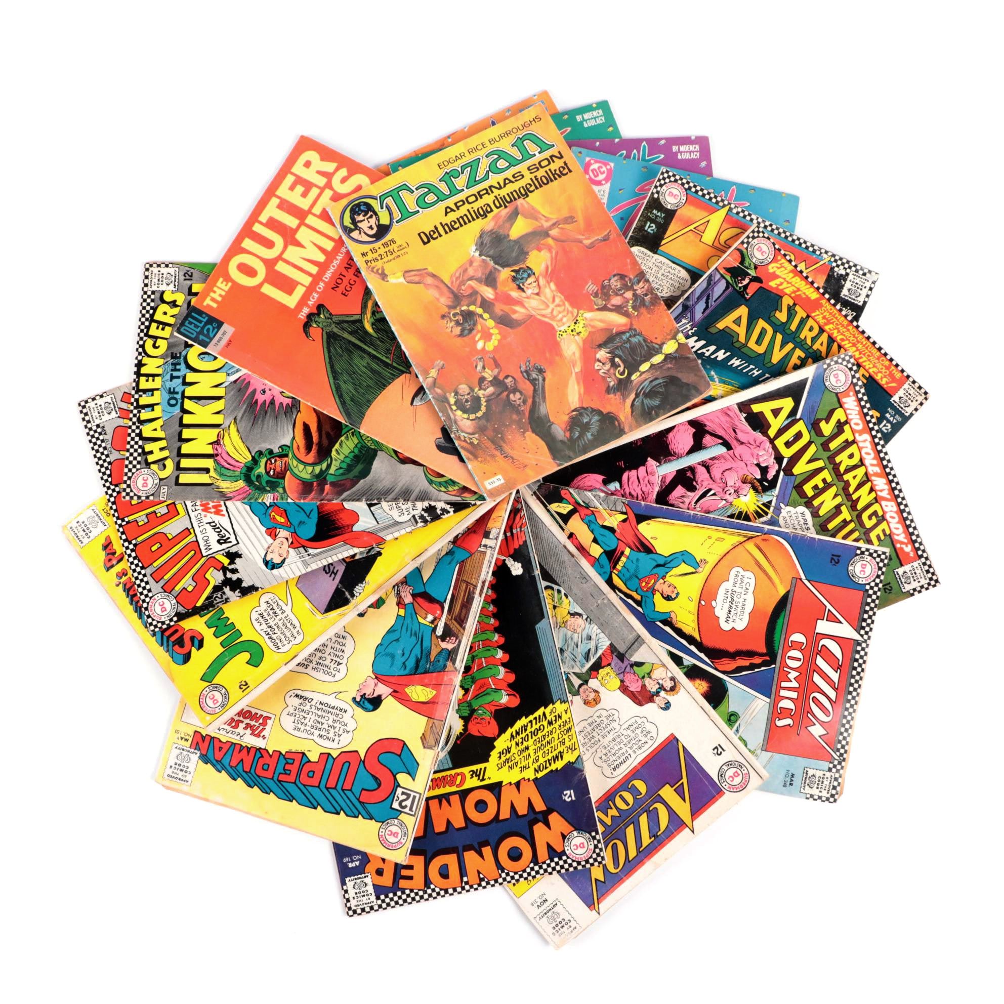 "Wonder Woman", "Action Comics", "Superboy" and More Comic Books