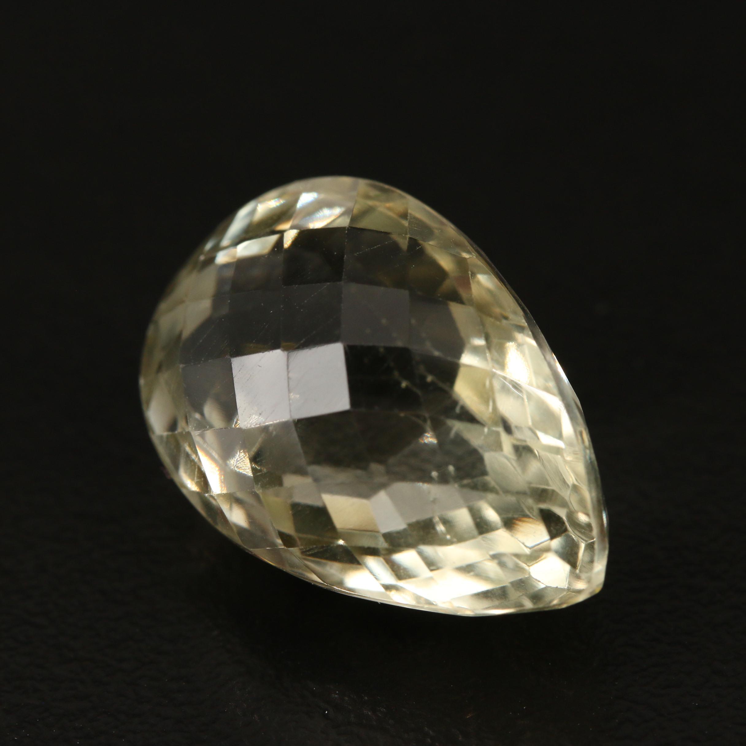 Loose 22.19 CT Prasiolite