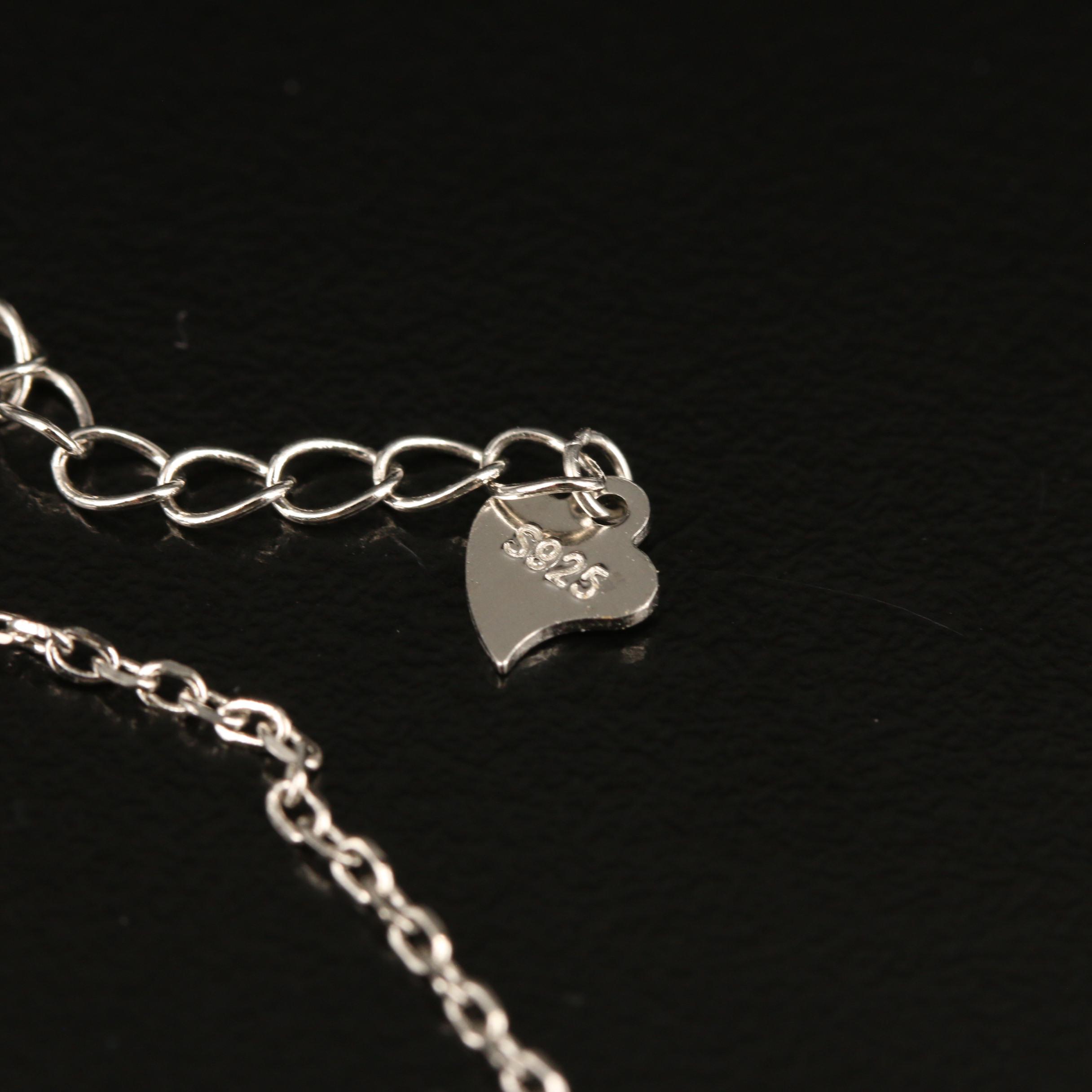 Sterling Opal and Emerald Bracelet