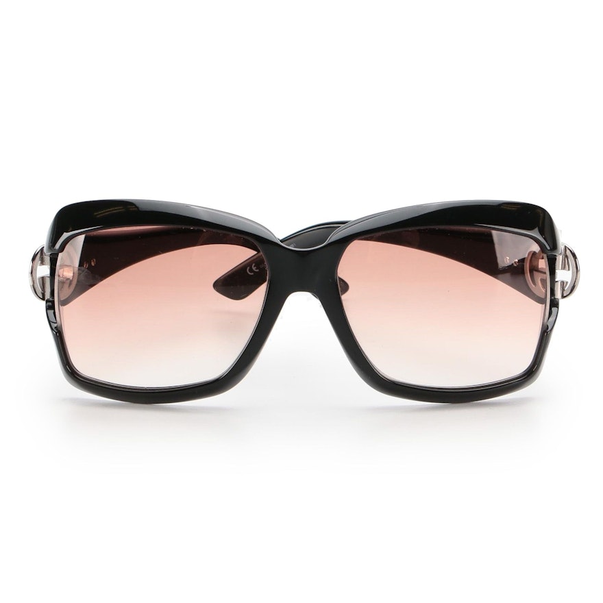 Gucci 2598/S Square Sunglasses in Black with Gradient Lenses