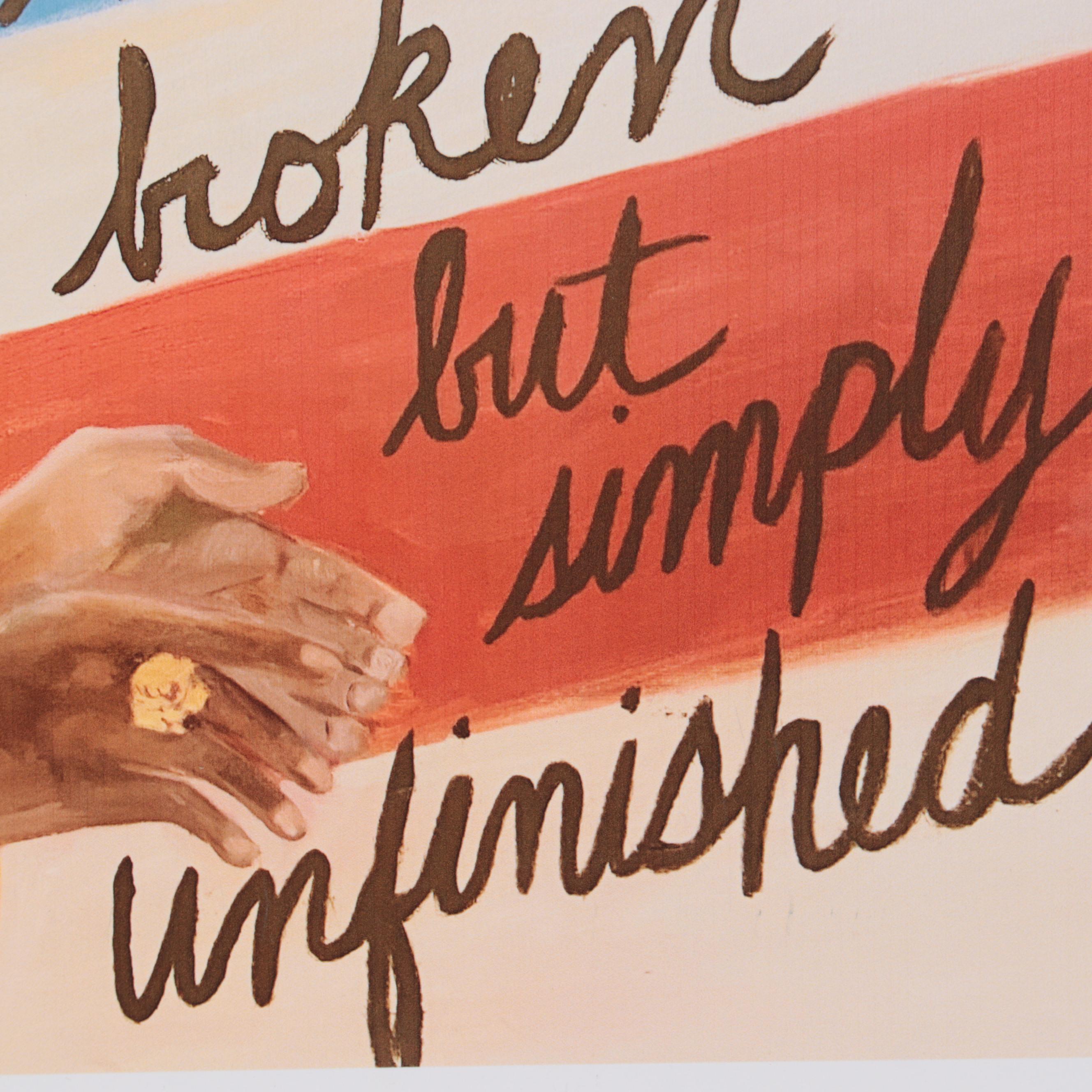 Rebecca Ison Giclée "Simply Unfinished," 21st Century