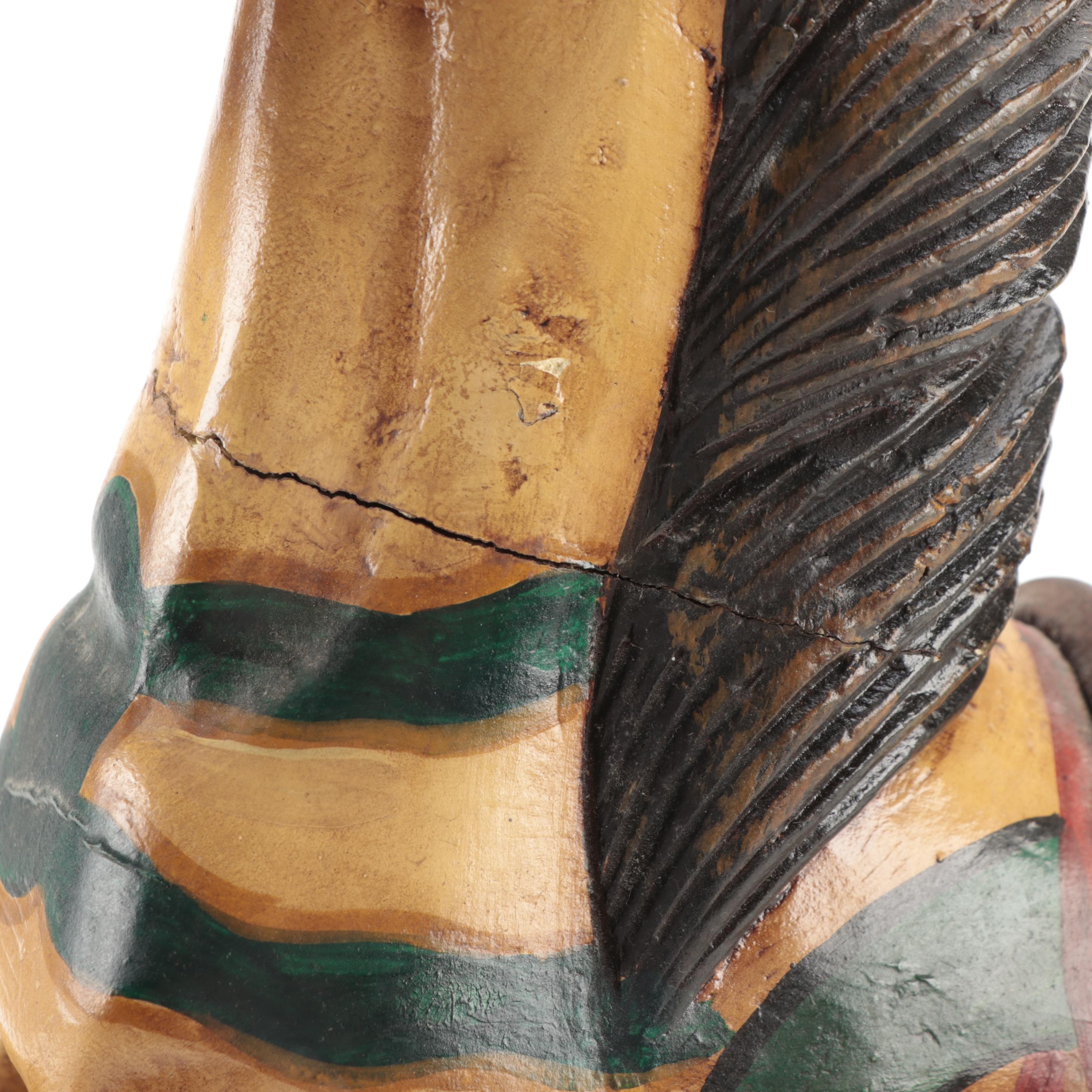 Victorian Wooden Horse Velocipede Tricycle, 19th Century