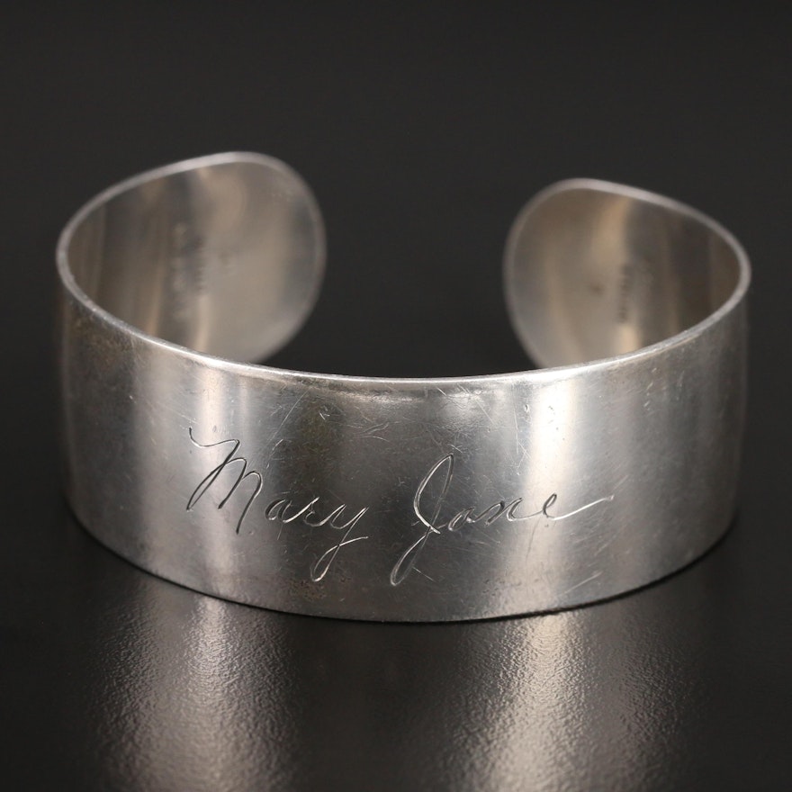 S. Kirk & Son Sterling "Mary Jane" Cuff