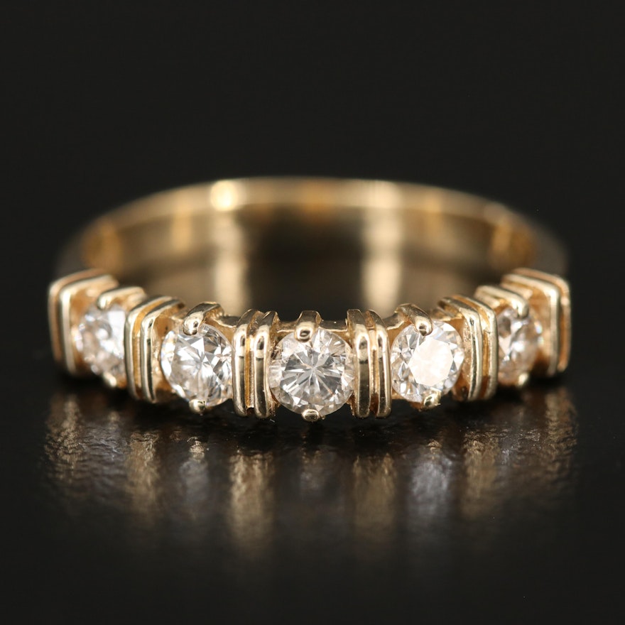 14K Diamond Ring