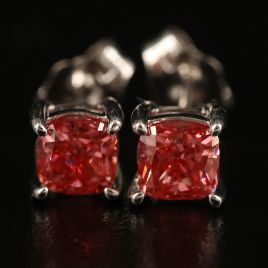 14K 1.50 CTW Diamond Stud Earrings