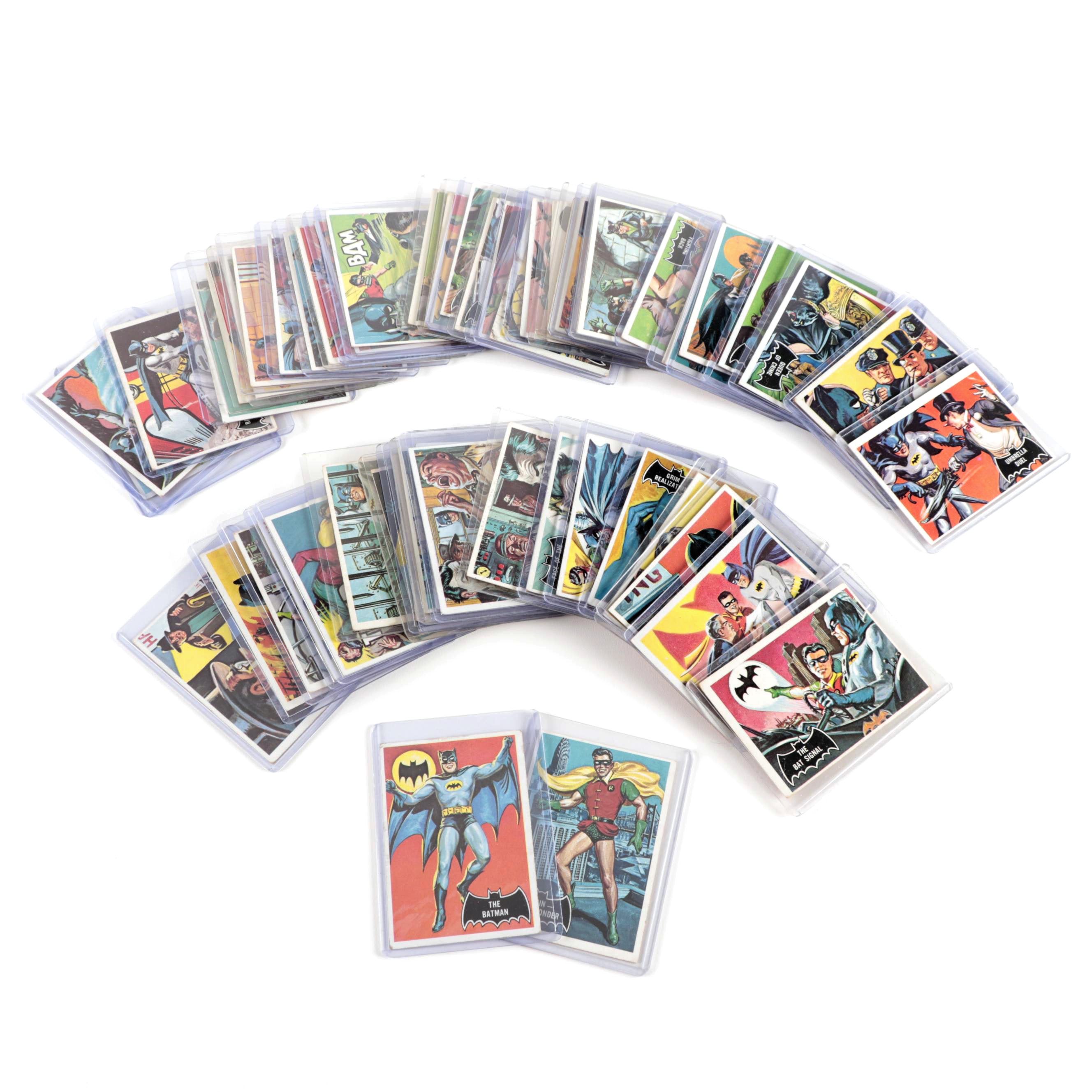 1966 Batman Topps Trading Card Complete Set with #1 "The Batman"