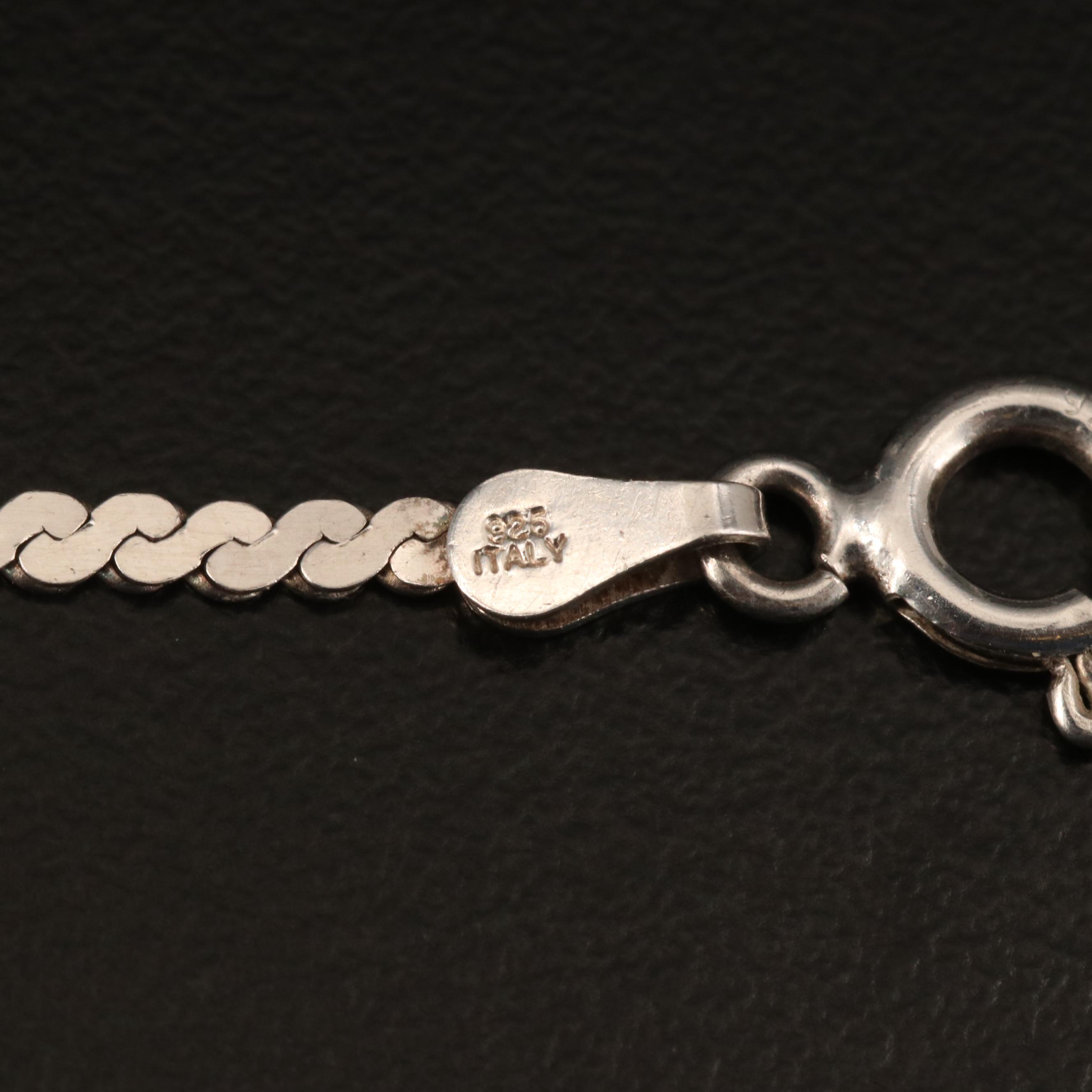 Sterling Bracelets Including Black Onyx and Mother of Pearl