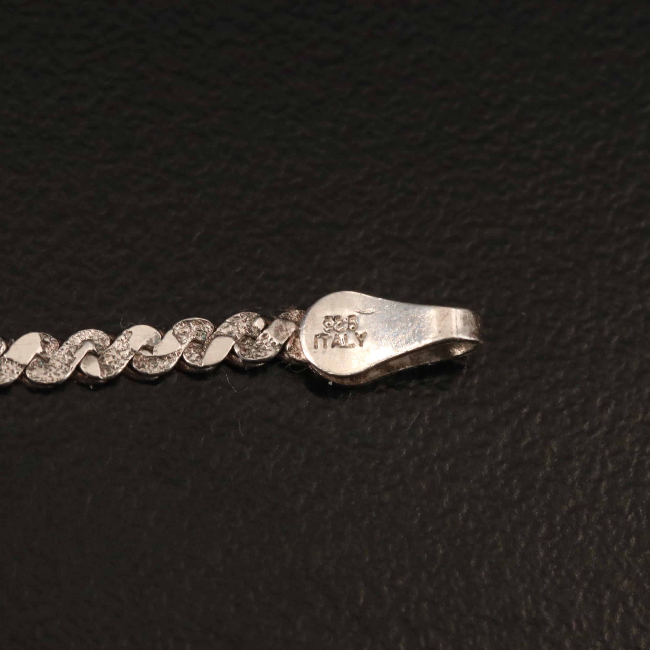 Sterling Bracelets Including Black Onyx and Mother of Pearl