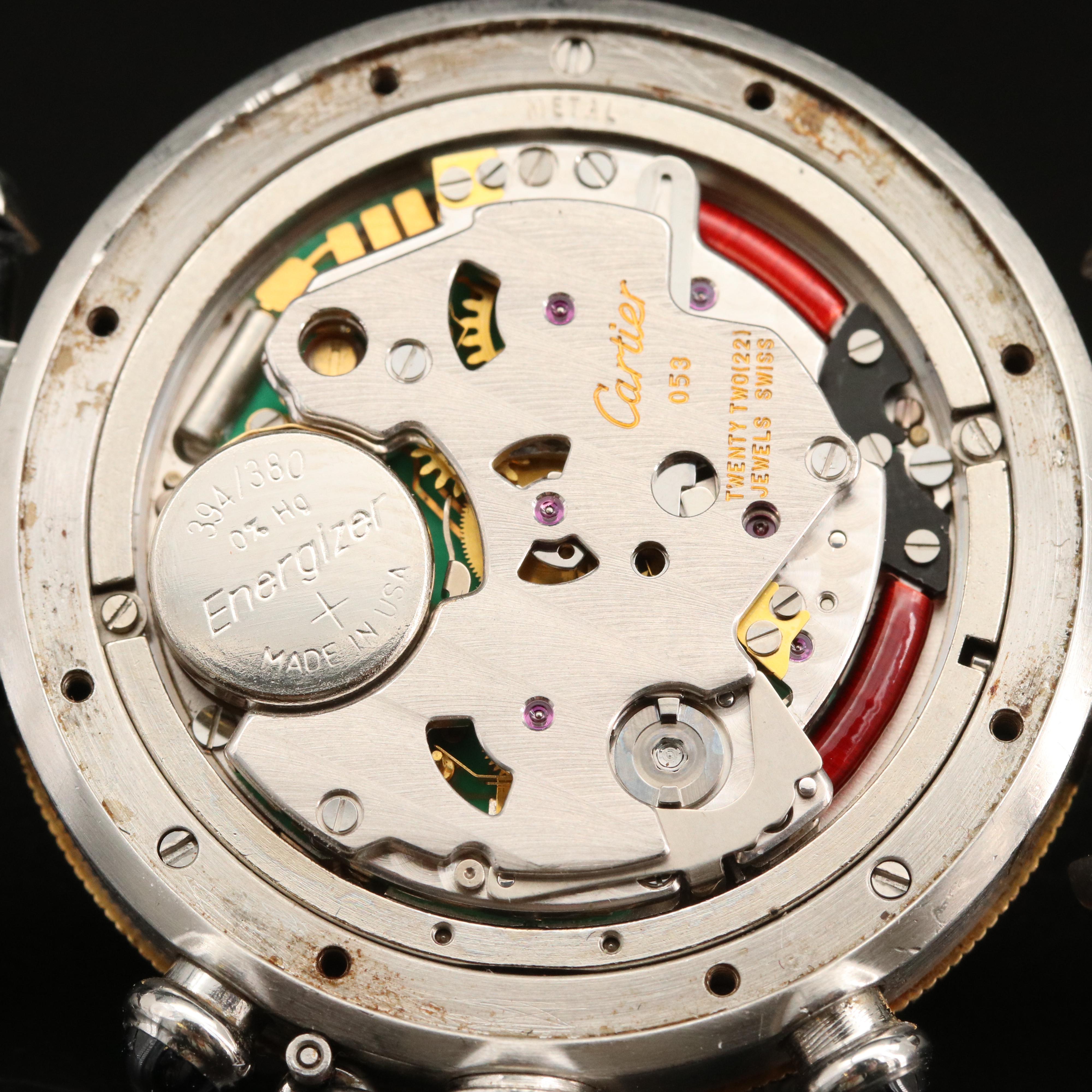 Cartier Pasha de Cartier Chronograph 18K and Stainless Steel Watch