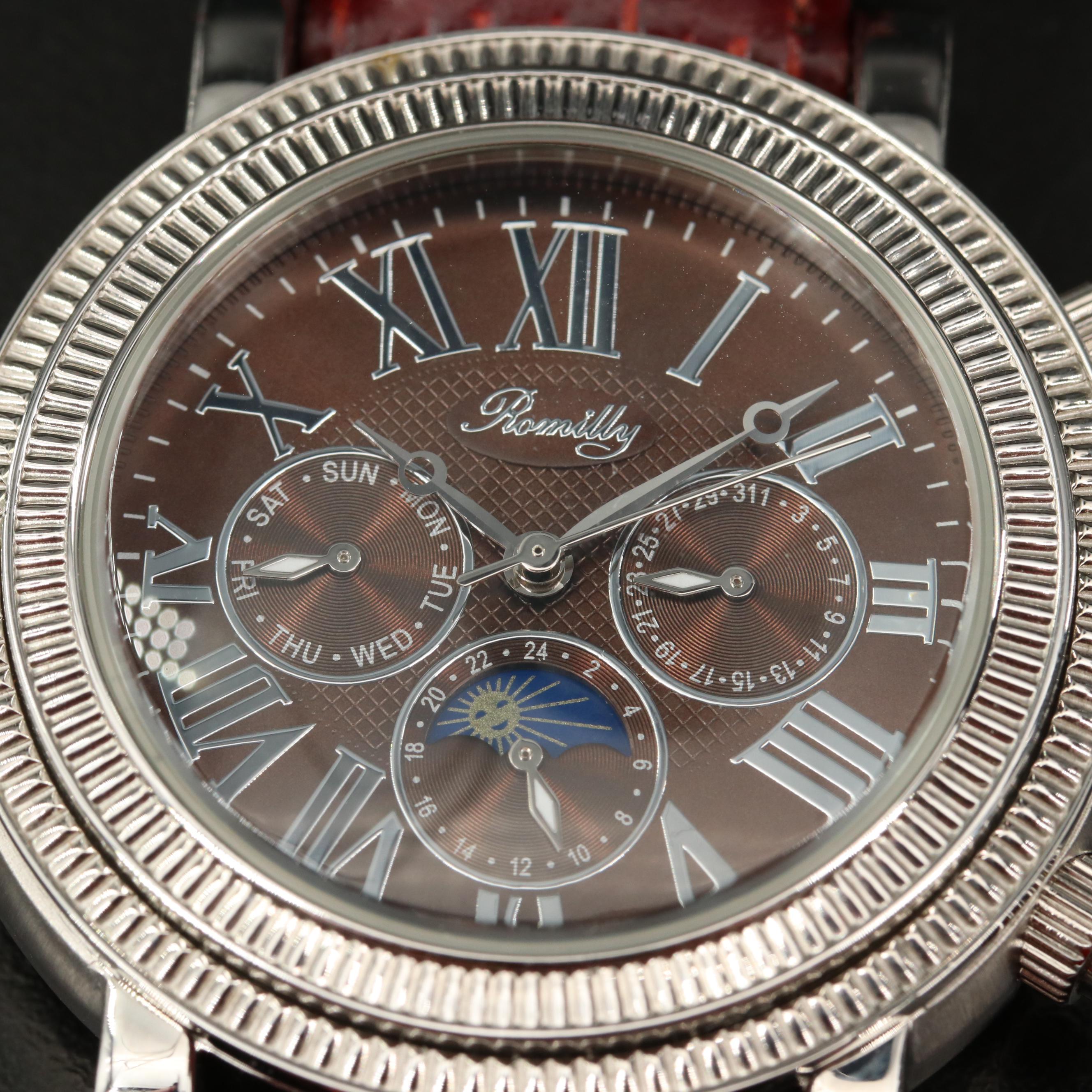 Romilly Stainless Steel Multifunction Automatic Watch