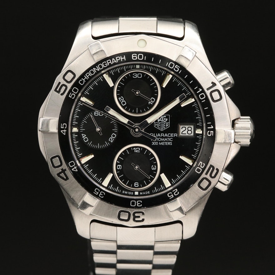 TAG Heuer Aquaracer 300M Chronograph Stainless Steel Automatic Wristwatch