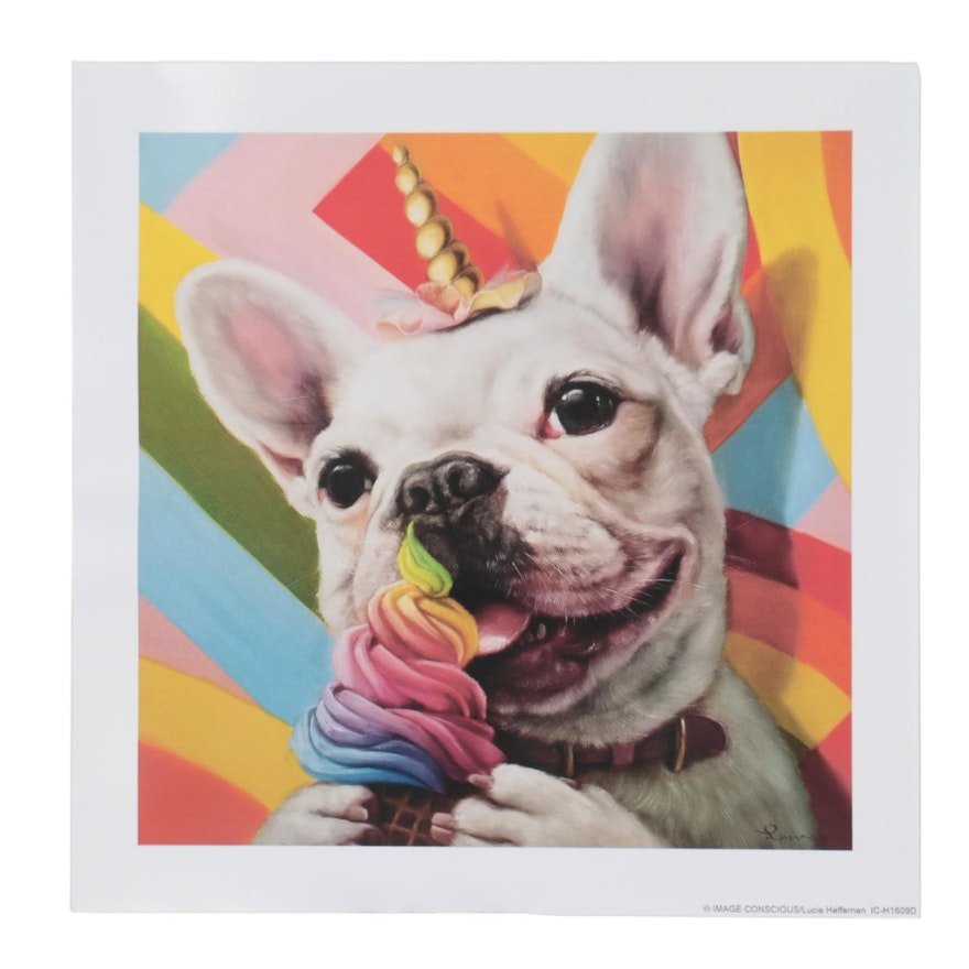 Giclée After Lucia Heffernan "Rainbow Party," 21st Century