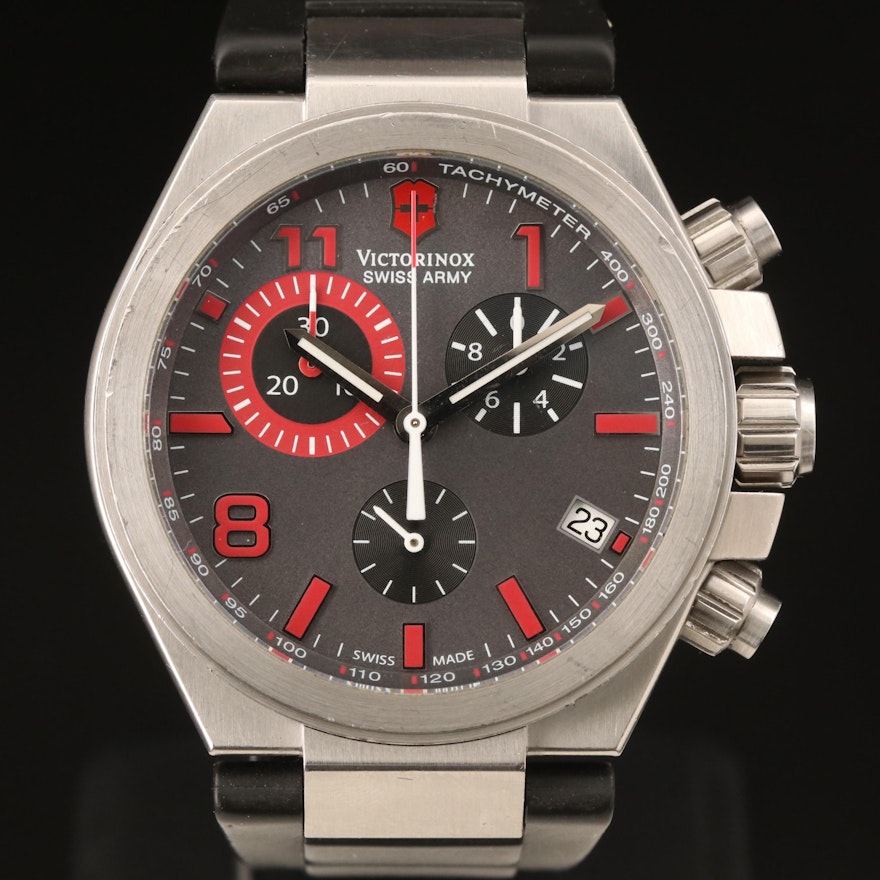 Victorinox Swiss Army Convoy Chrono Stainless Steel Quartz Wristwatch