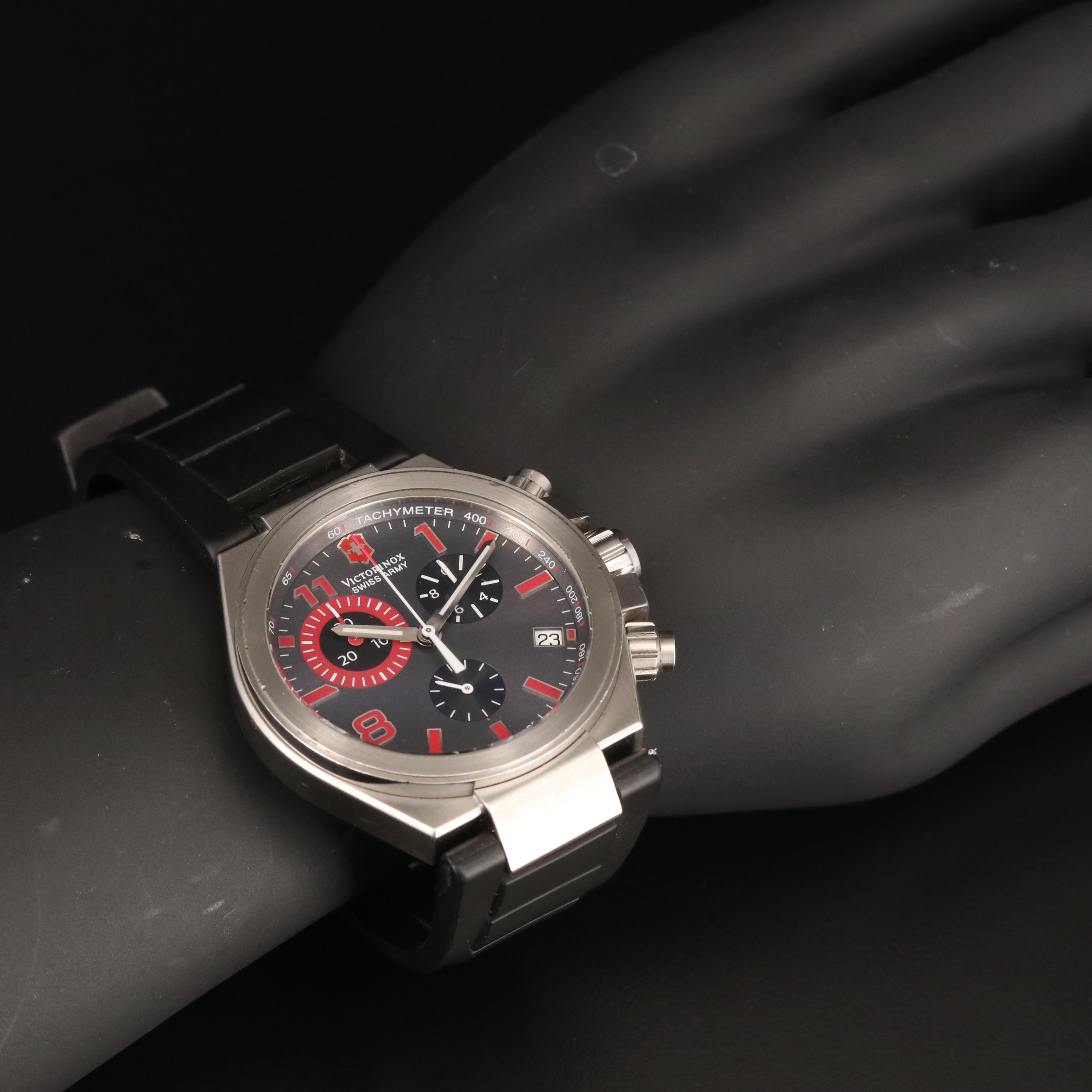 Victorinox Swiss Army Convoy Chrono Stainless Steel Quartz Watch