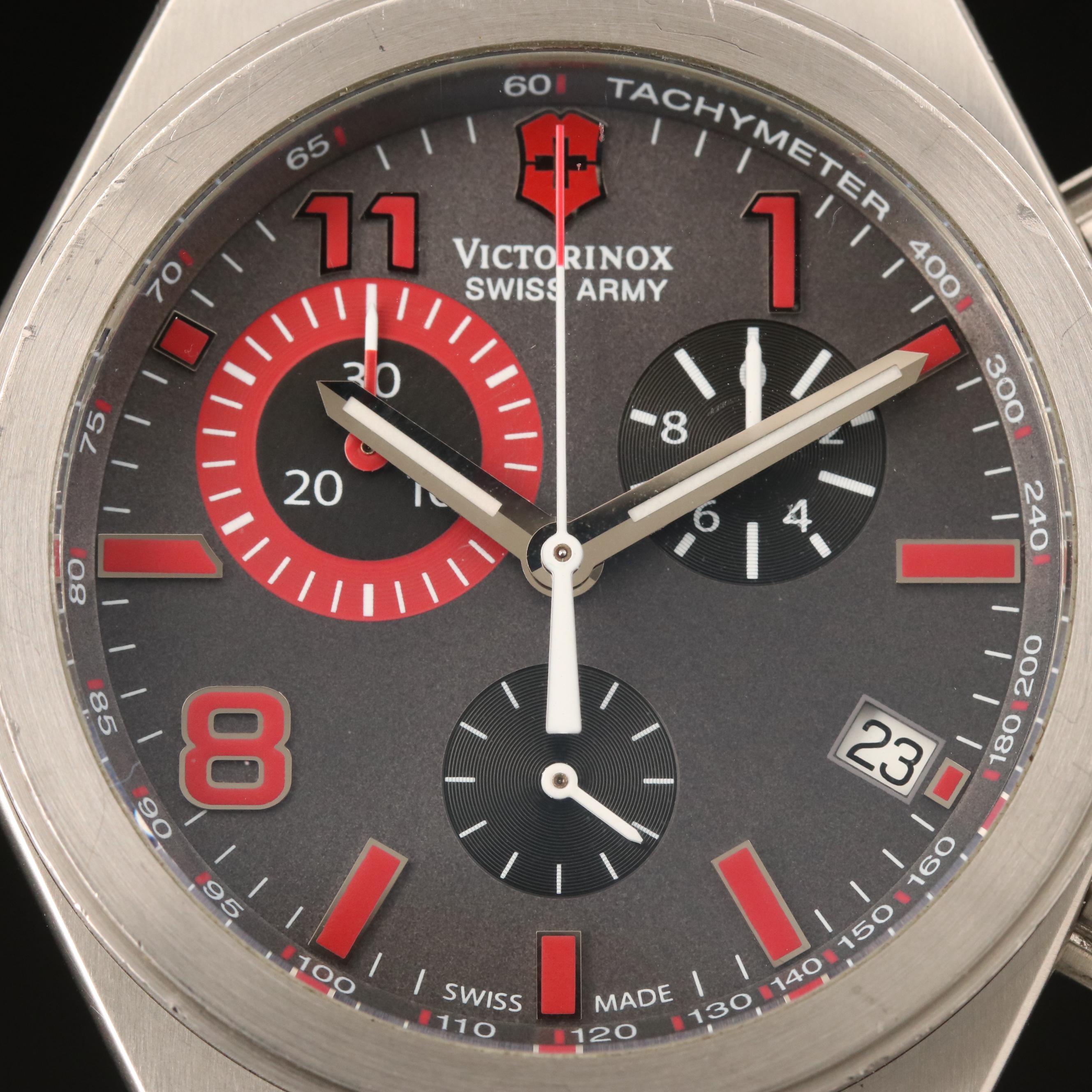Victorinox Swiss Army Convoy Chrono Stainless Steel Quartz Watch