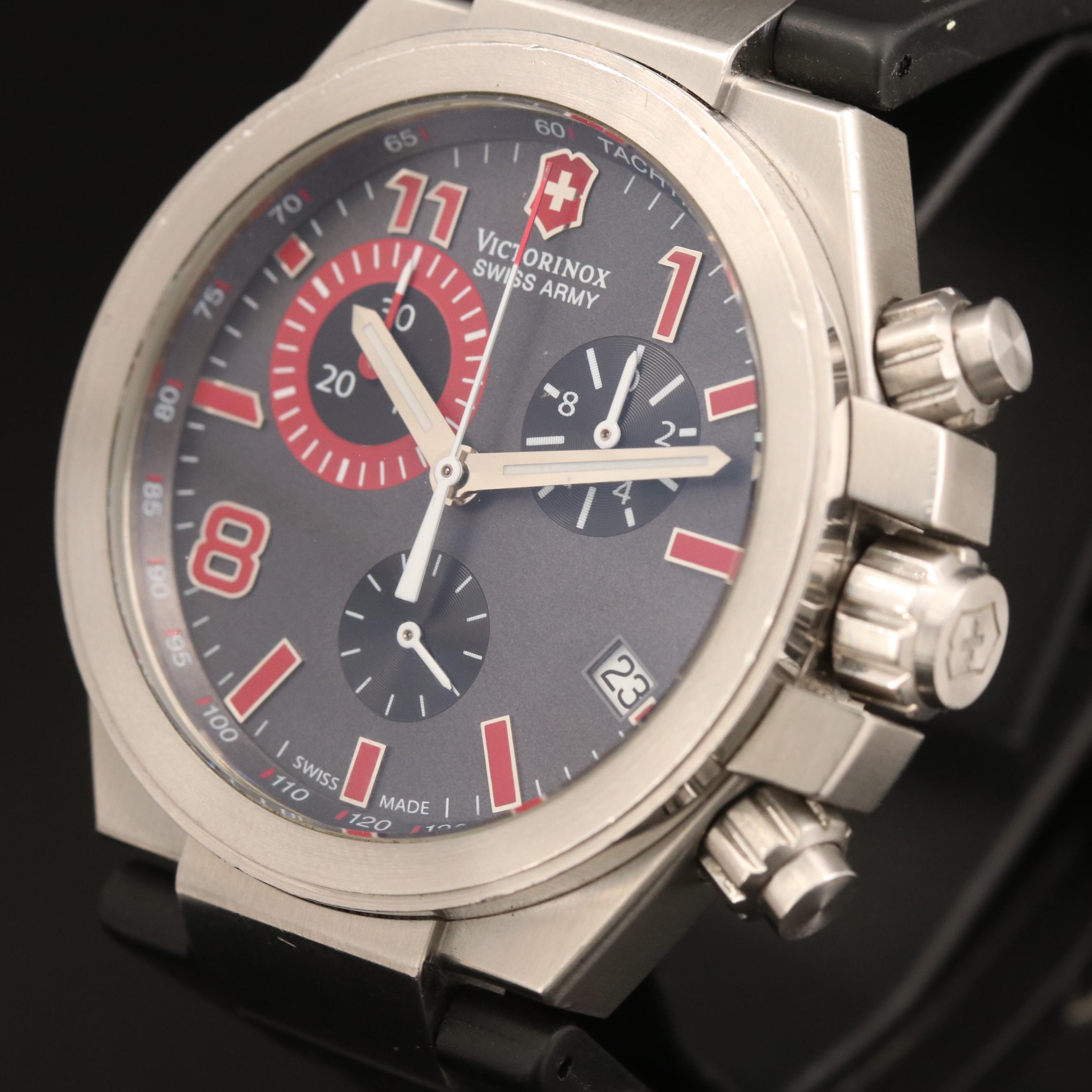 Victorinox Swiss Army Convoy Chrono Stainless Steel Quartz Watch