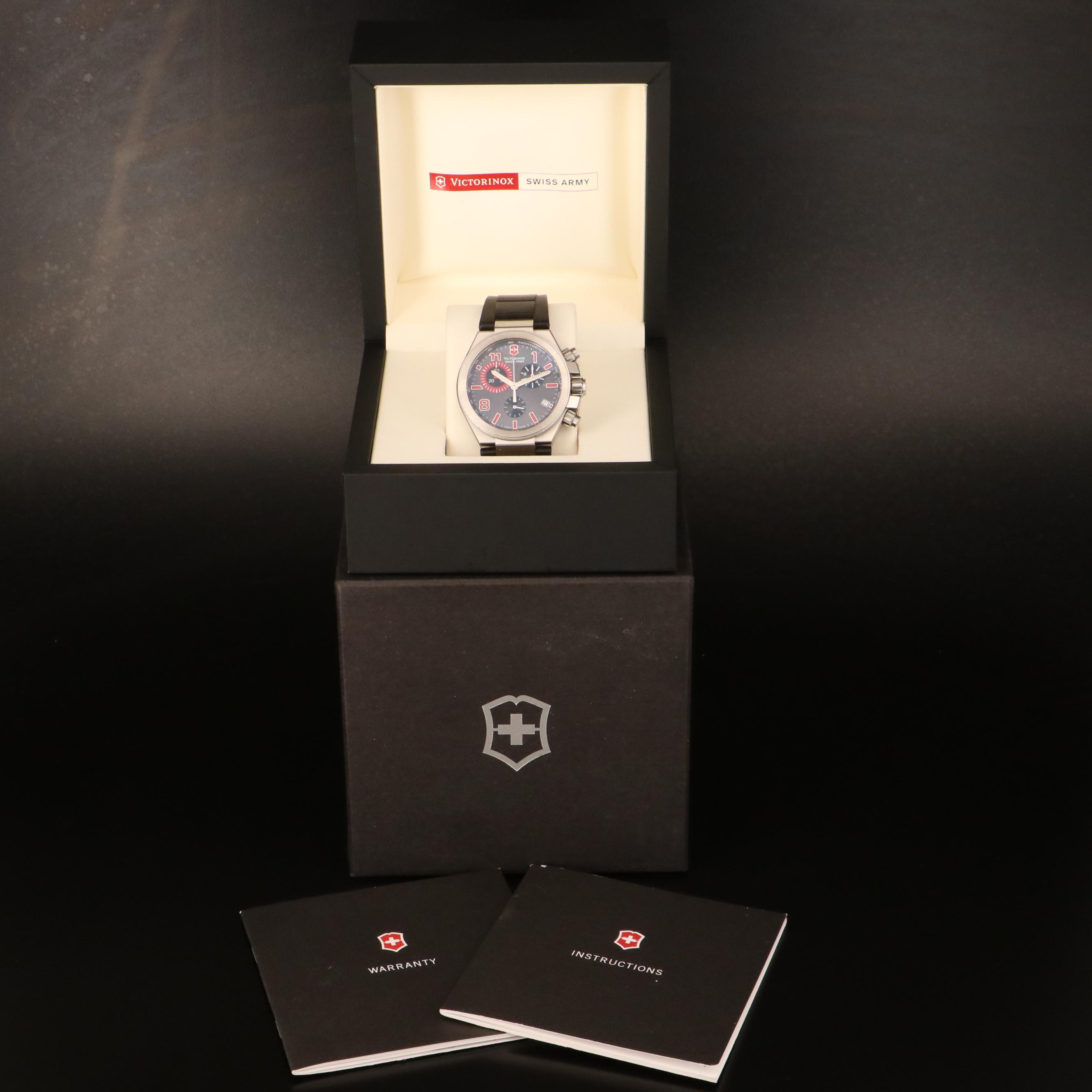 Victorinox Swiss Army Convoy Chrono Stainless Steel Quartz Watch