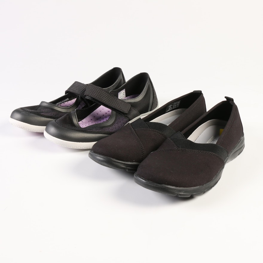 Lands' End Water Mary Jane Shoes and Light Weight Comfort Flats