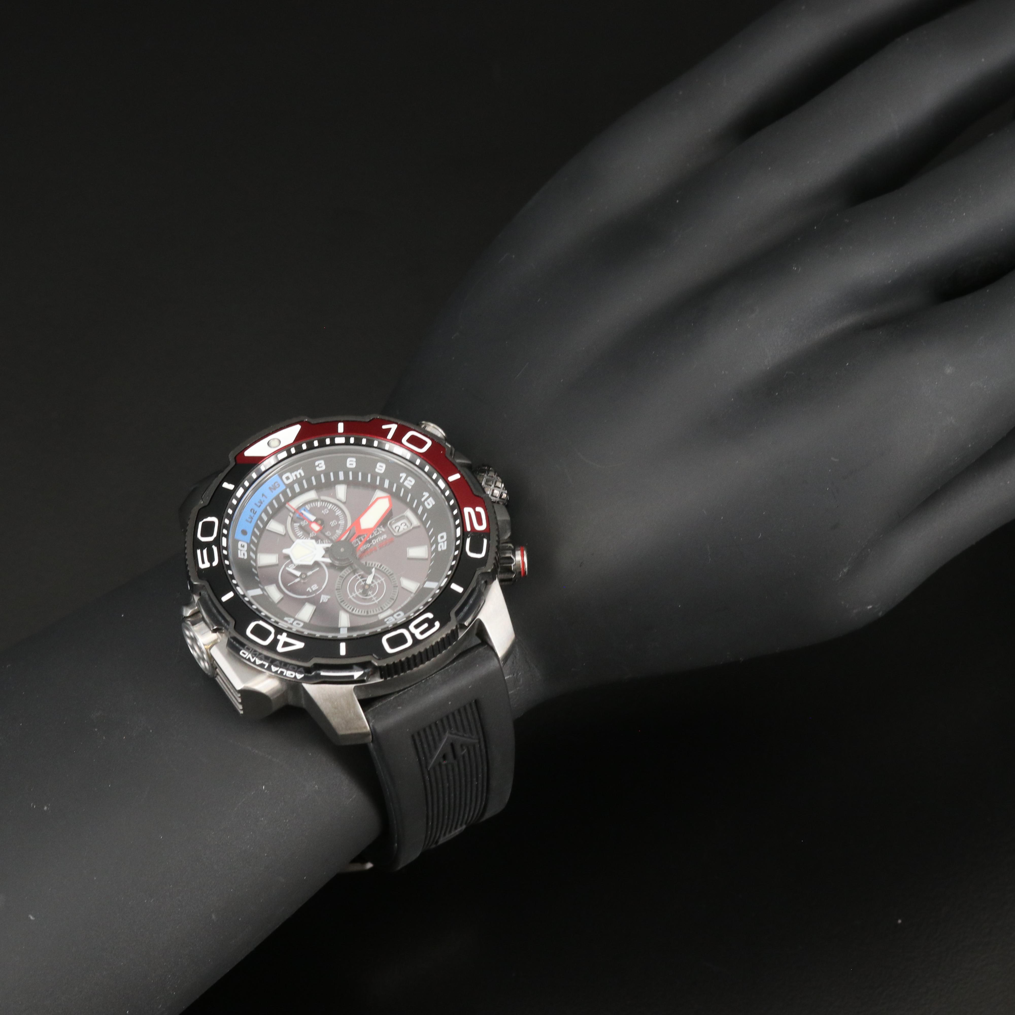 Citizen Promaster Aqualand Stainless Steel Eco - Drive Watch