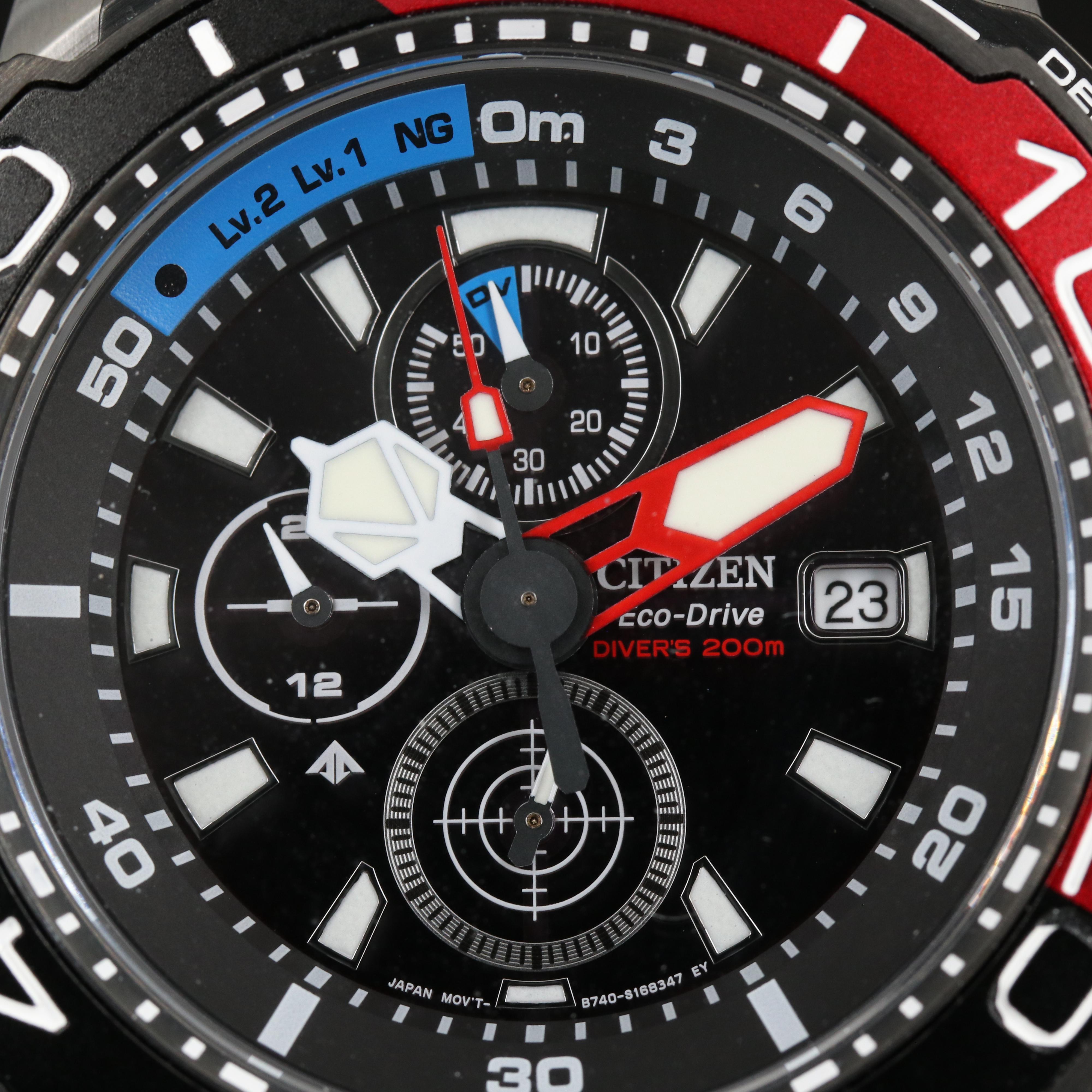 Citizen Promaster Aqualand Stainless Steel Eco - Drive Watch