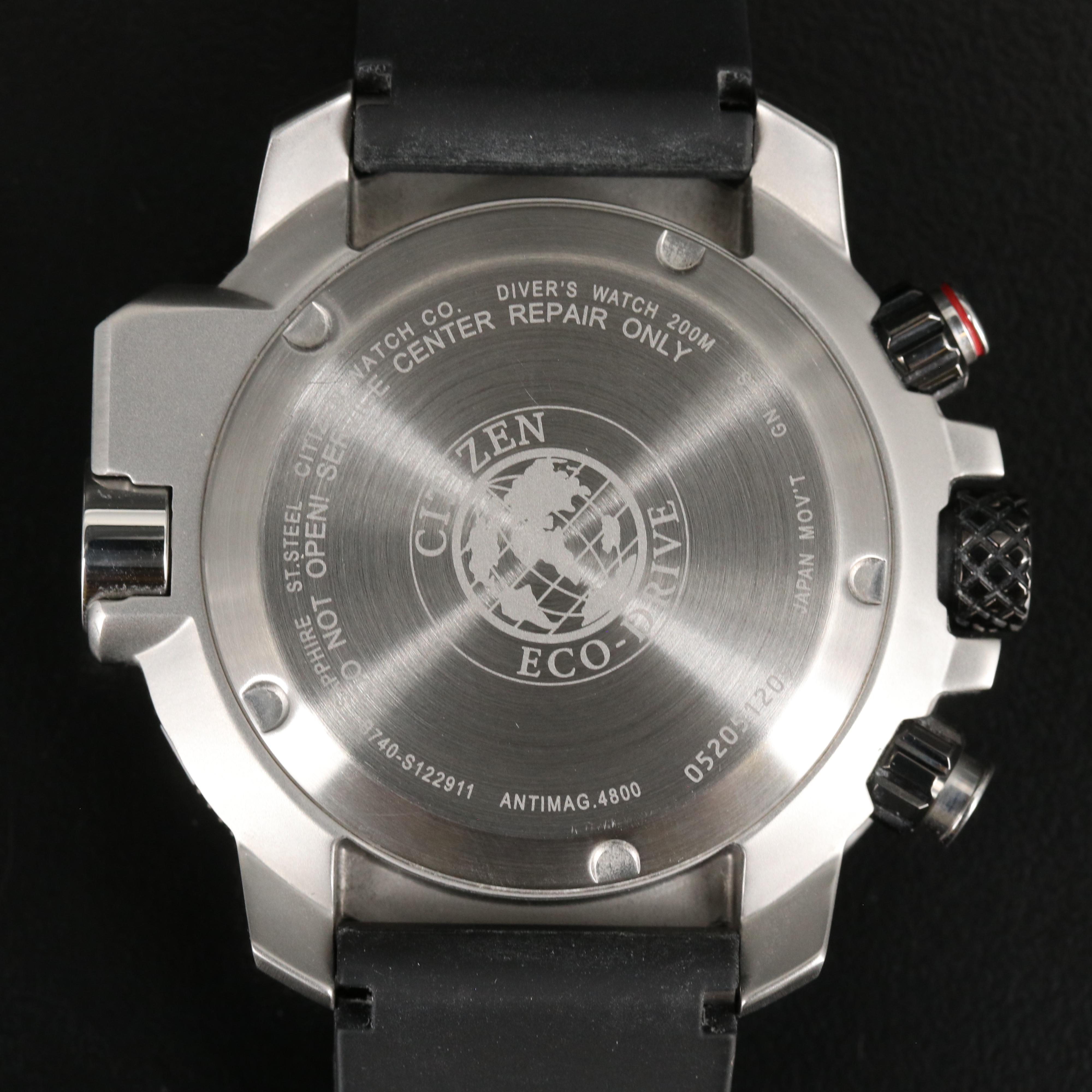 Citizen Promaster Aqualand Stainless Steel Eco - Drive Watch