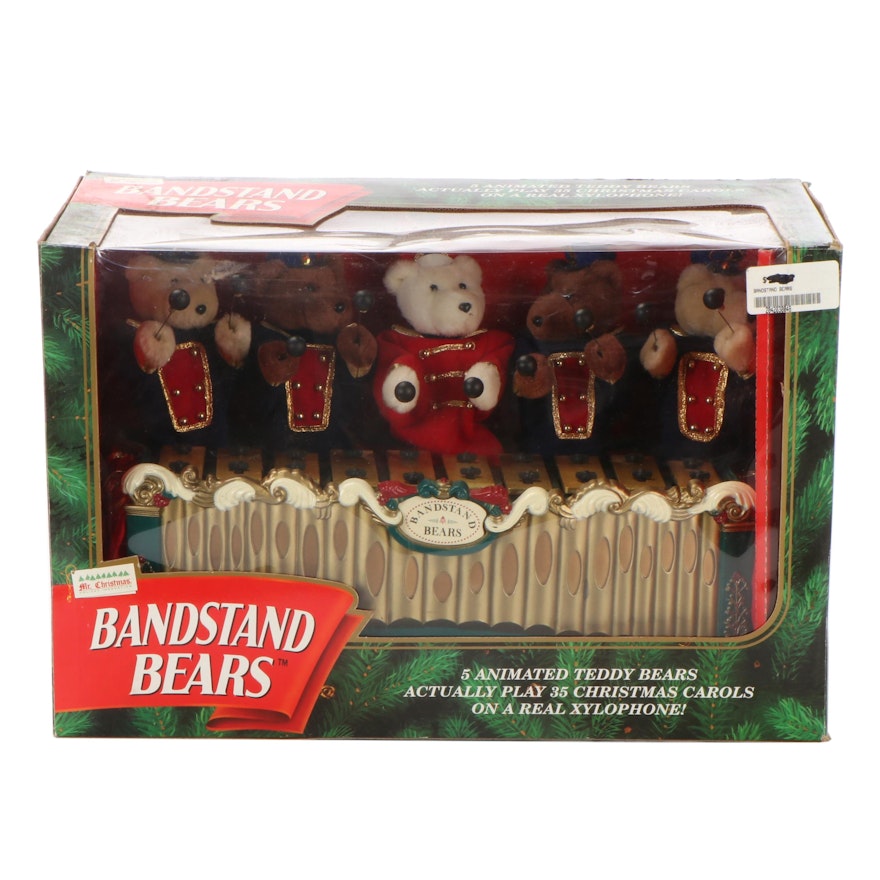 Mr. Christmas Animated "Bandstand Bears" Musical Figurine