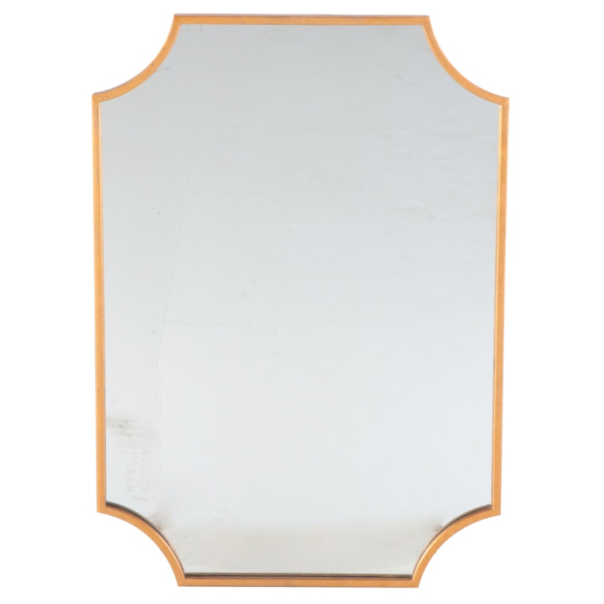 Decorative Rectangular Vanity Mirror in Gold