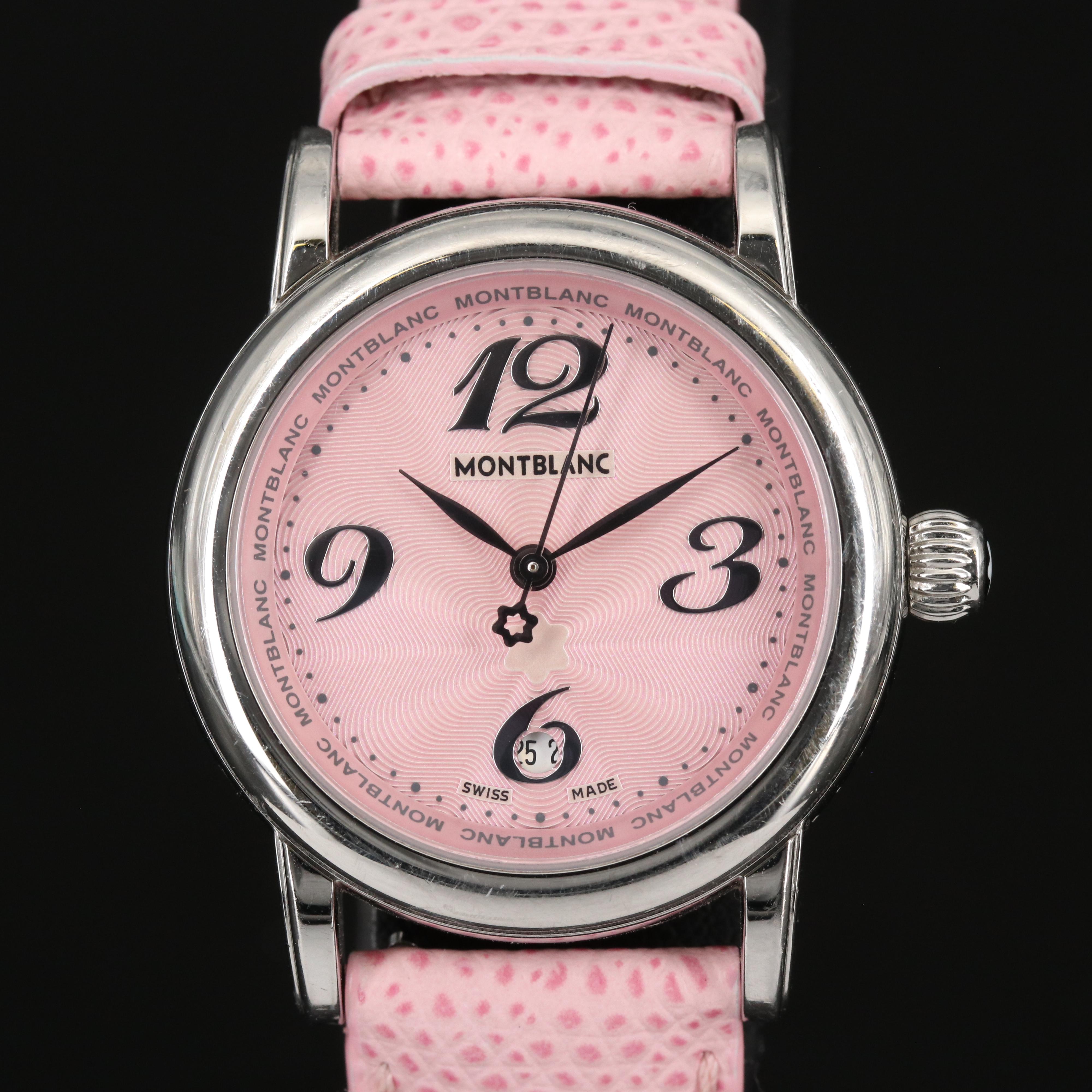 Mont Blanc Meisterstuck Stainless Steel Quartz Watch