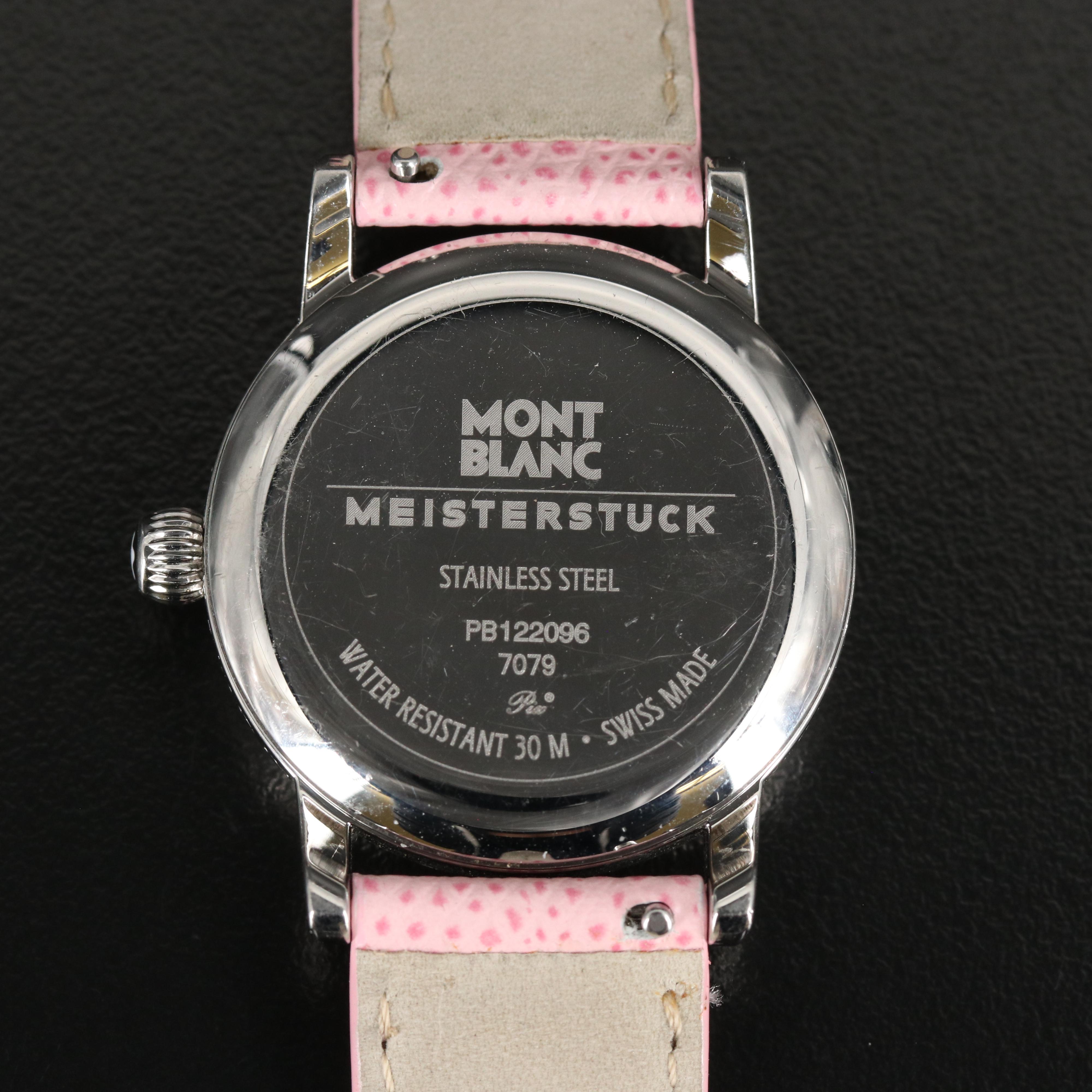 Mont Blanc Meisterstuck Stainless Steel Quartz Watch