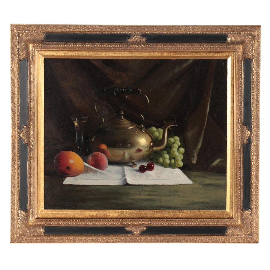 Herbert E. Abrams Still Life Oil Painting