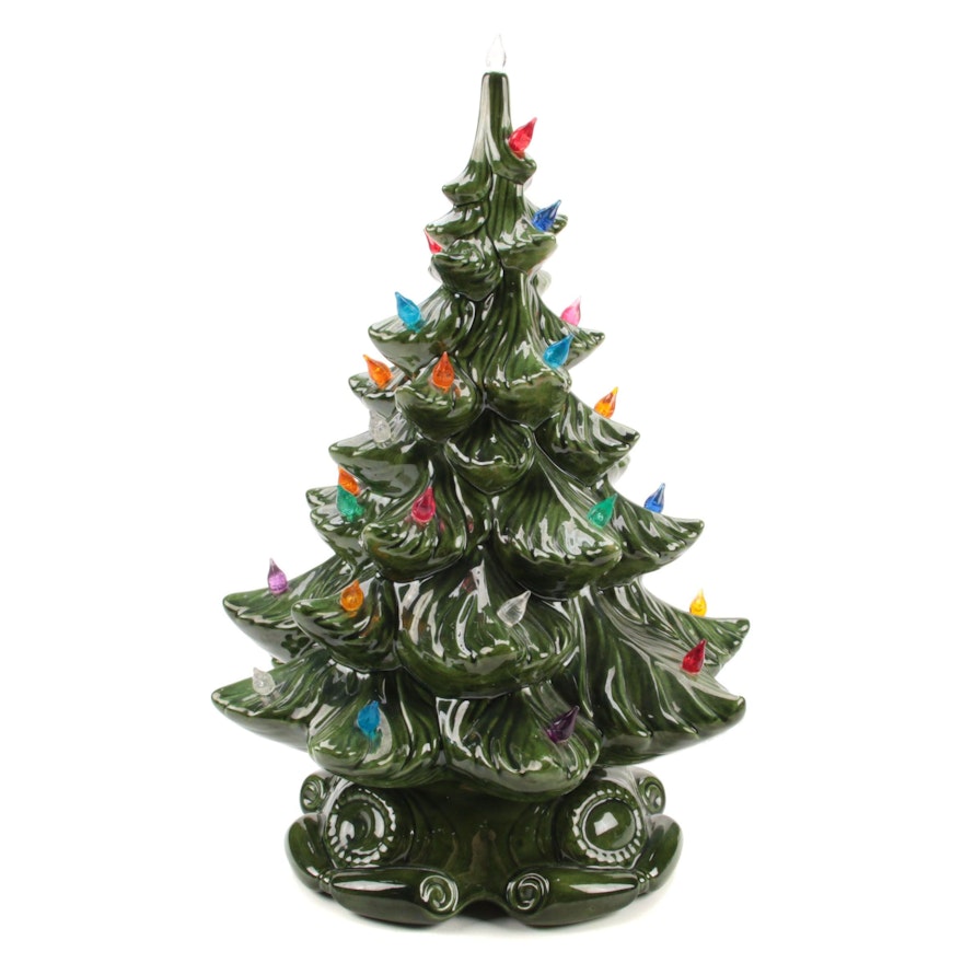 Atlantic Mold Illuminated Ceramic Christmas Tree