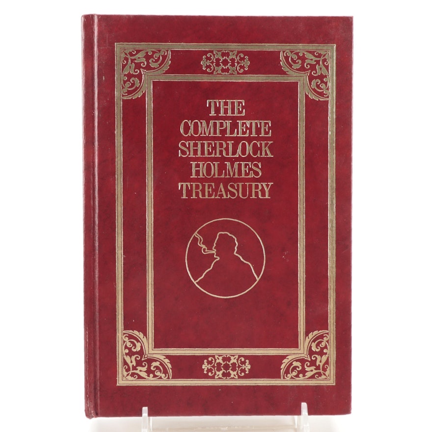 Illustrated "The Complete Sherlock Holmes Treasury" by Arthur Conan Doyle, 1976