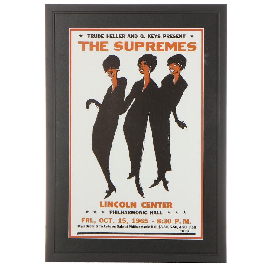 The Supremes Giclée Concert Poster, 21st Century