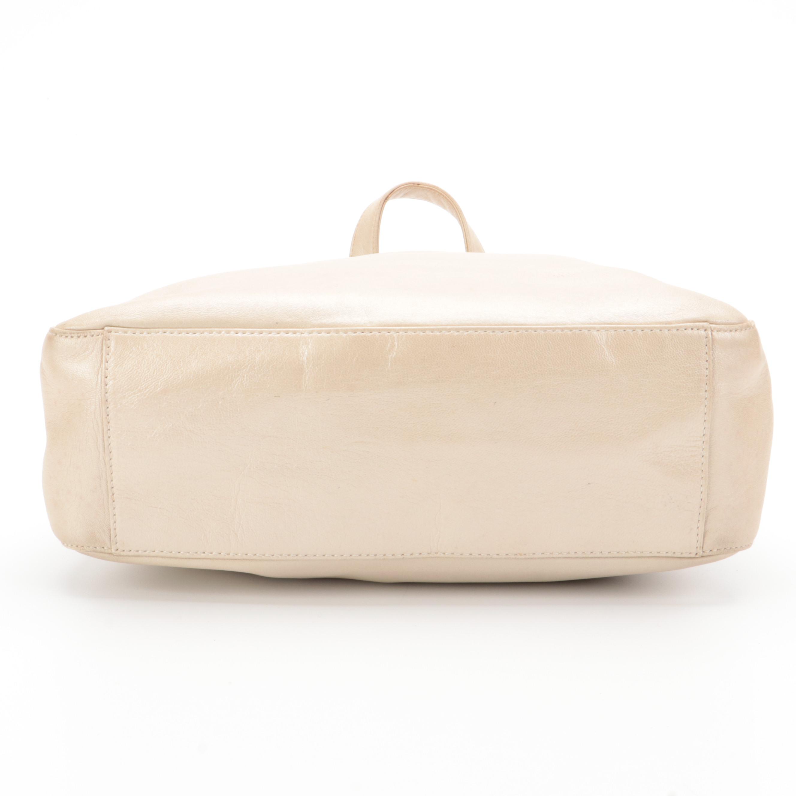 Prada Shoulder Bag in Metallic Sheen Leather