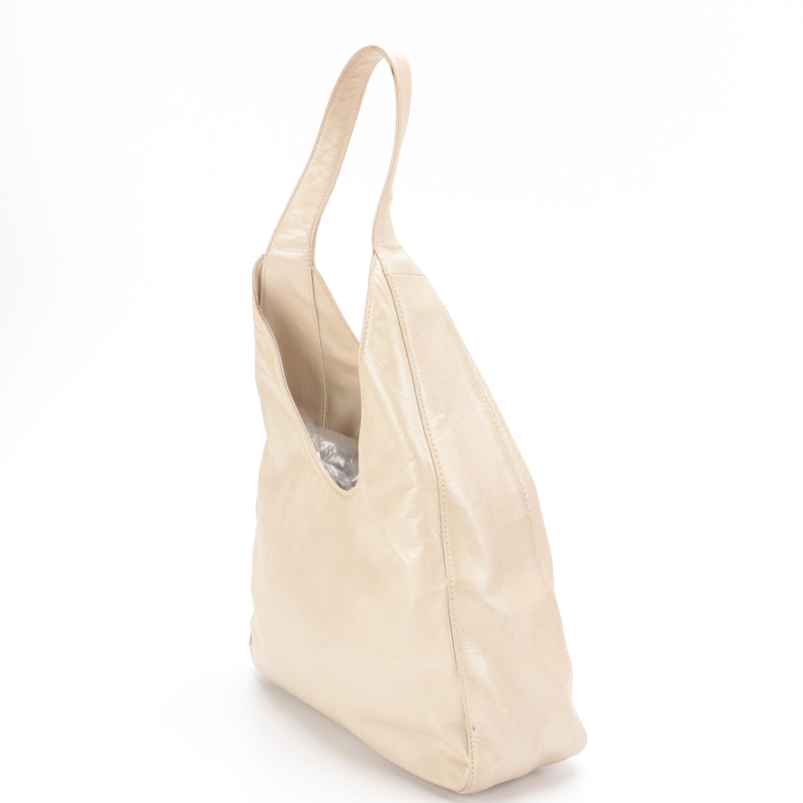 Prada Shoulder Bag in Metallic Sheen Leather