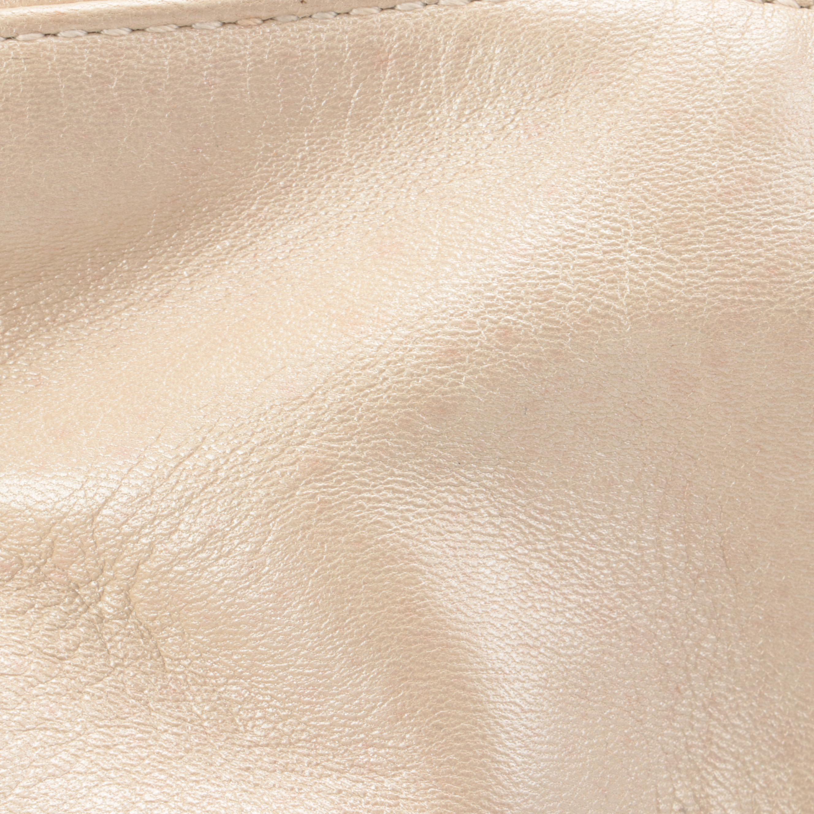 Prada Shoulder Bag in Metallic Sheen Leather