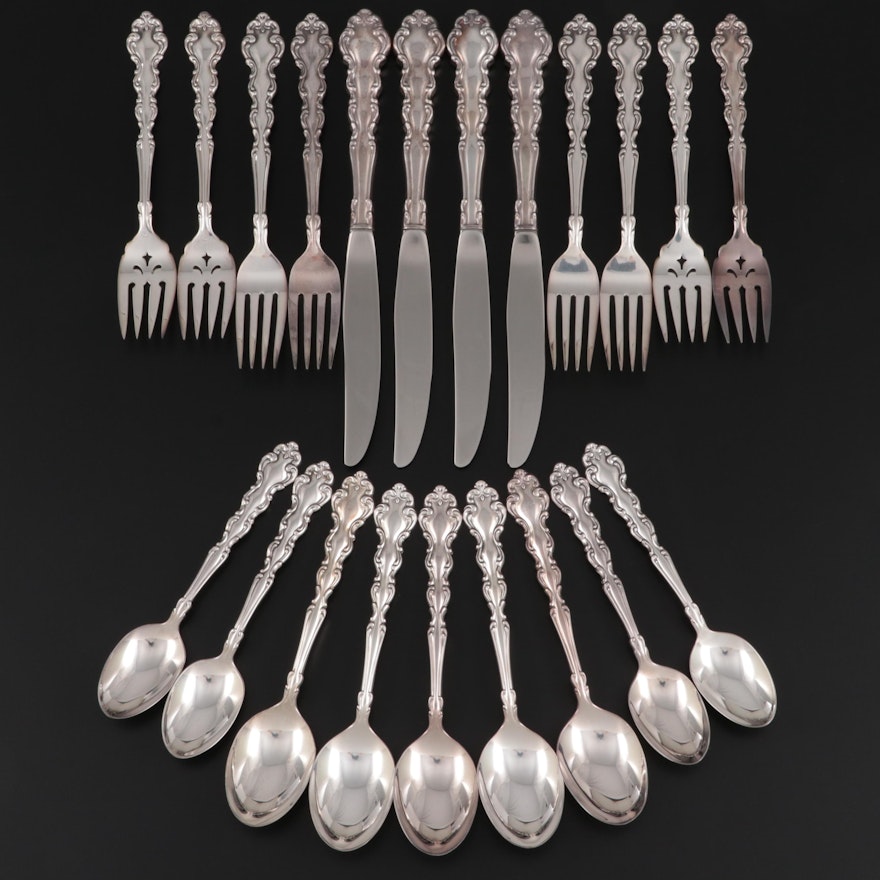 Oneida Community "Modern Baroque" Silver Plate Flatware, 1969