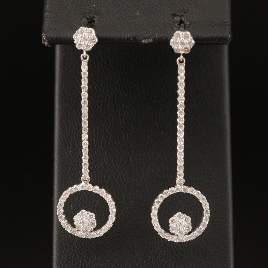 18K Diamond Earrings