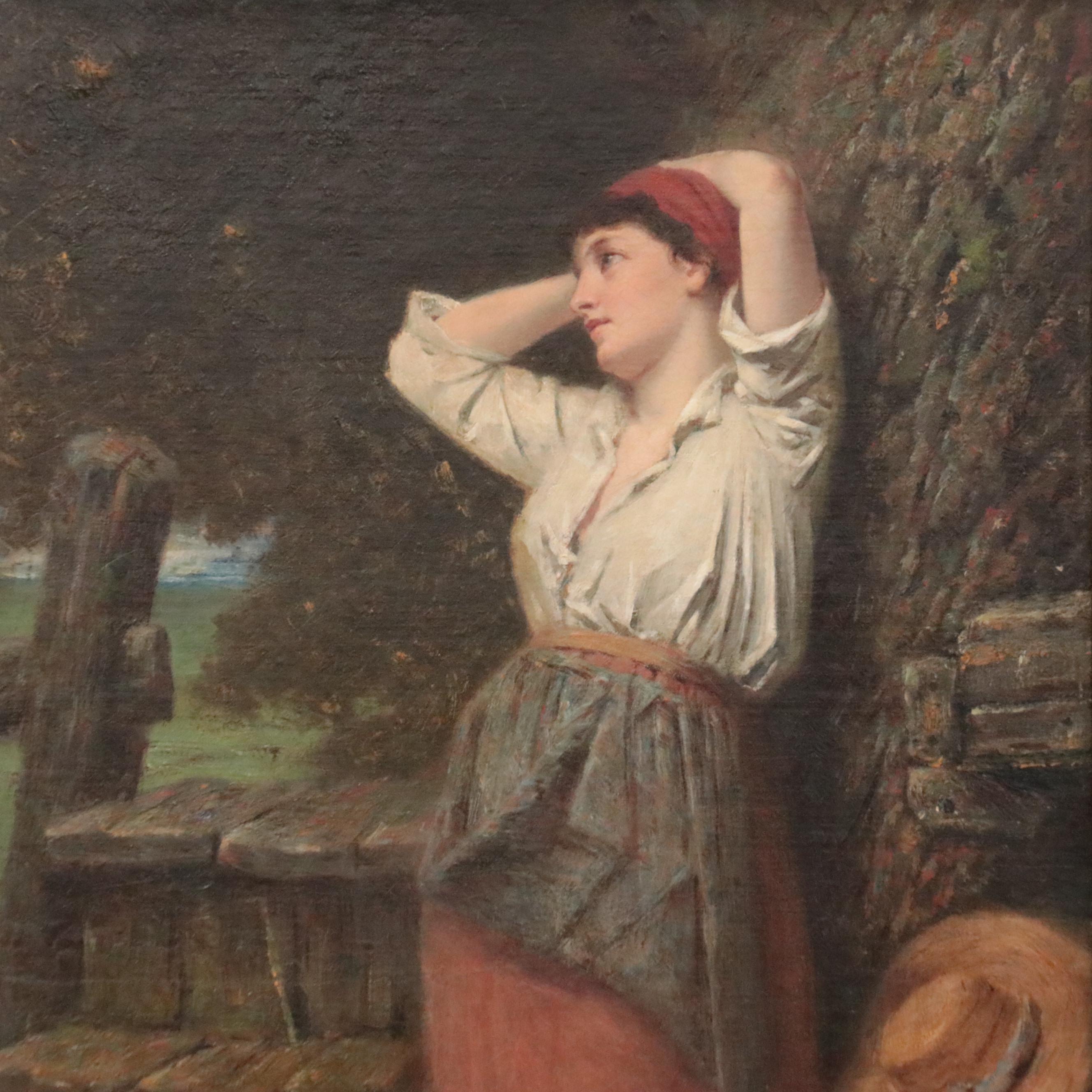 William Penn Morgan Oil Painting "Daydreaming"