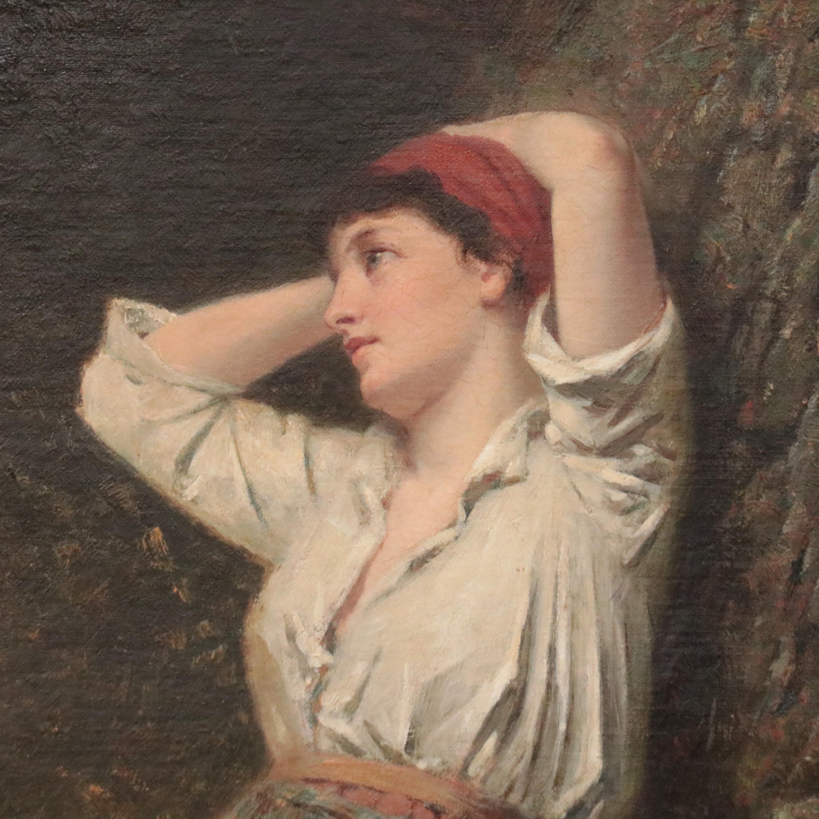 William Penn Morgan Oil Painting "Daydreaming"