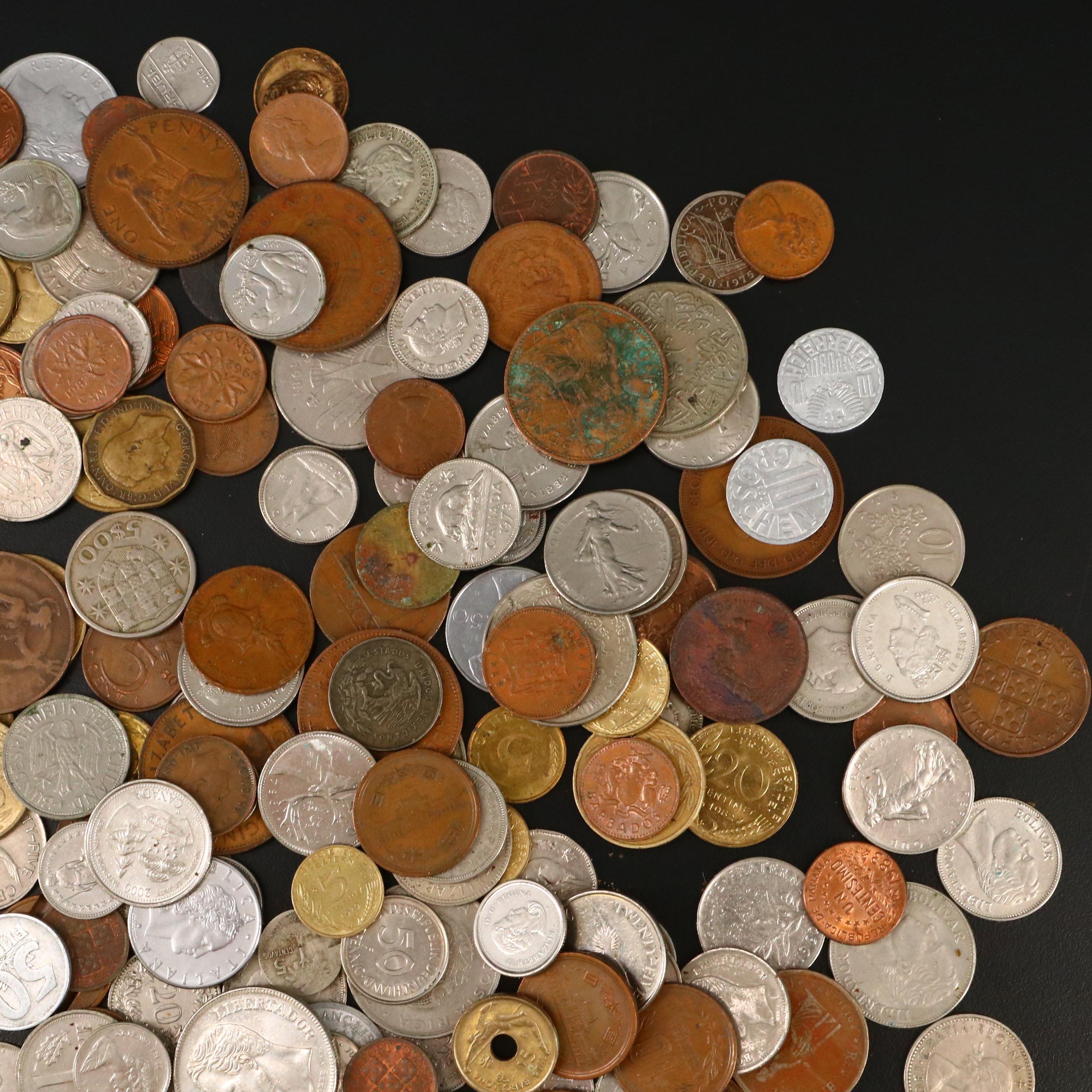 252 Foreign Coins, Tokens, and Foreign Currency