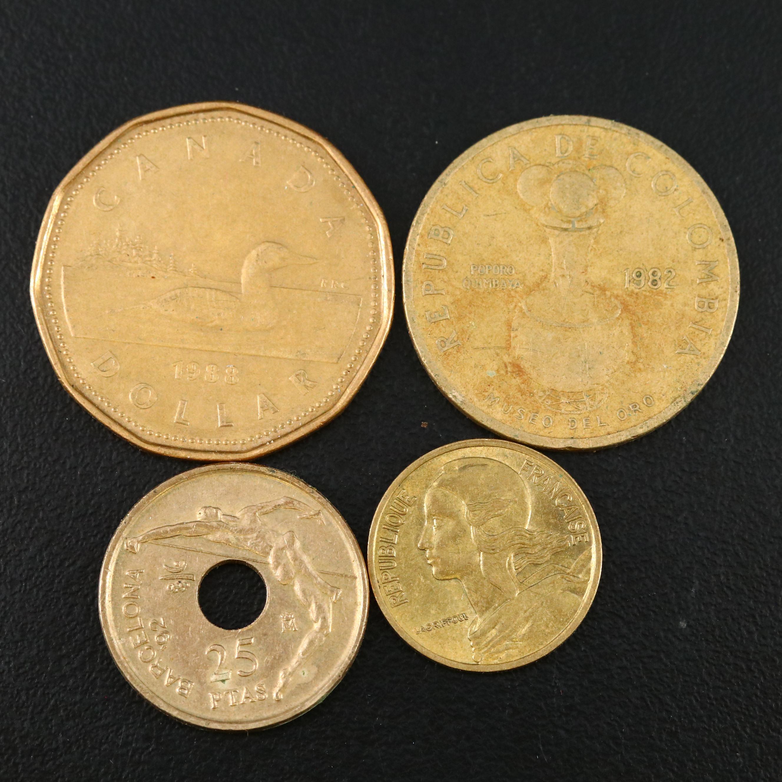 252 Foreign Coins, Tokens, and Foreign Currency