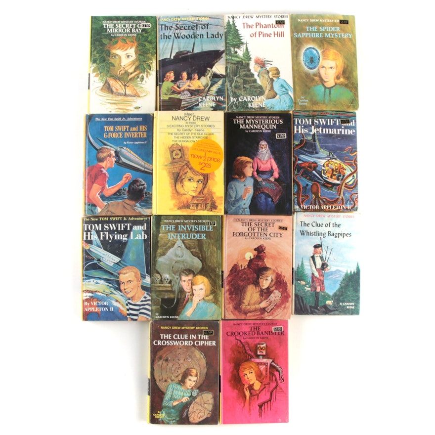 "Nancy Drew" and "Tom Swift" Book Collection, Mid to Late 20th Century