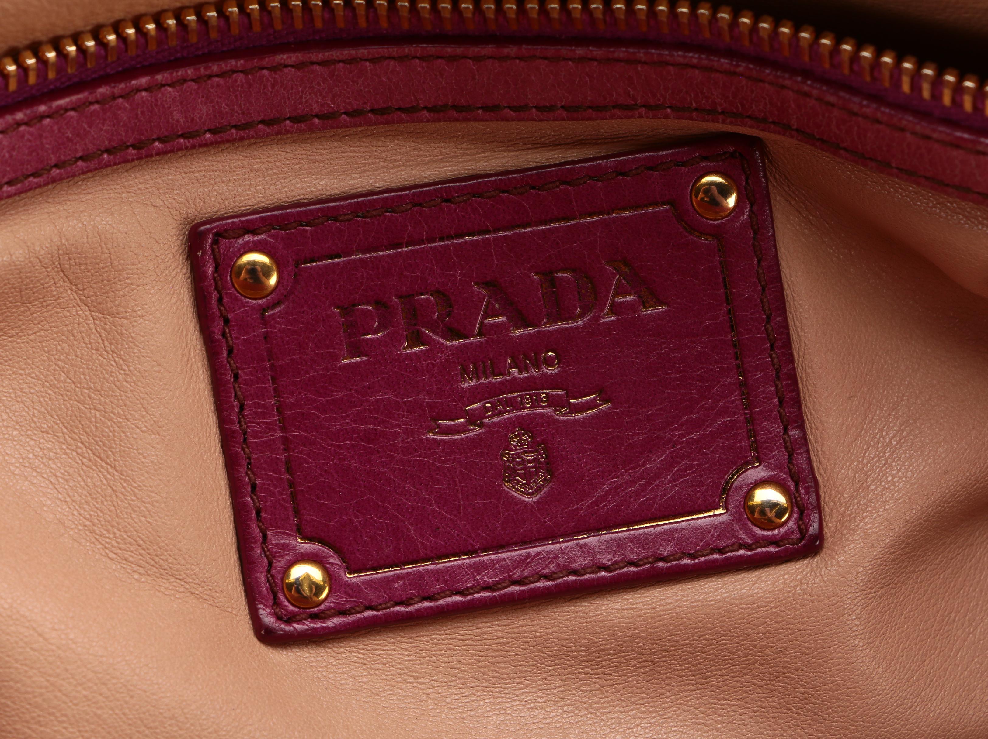 Prada Pink Vitello Leather Tote
